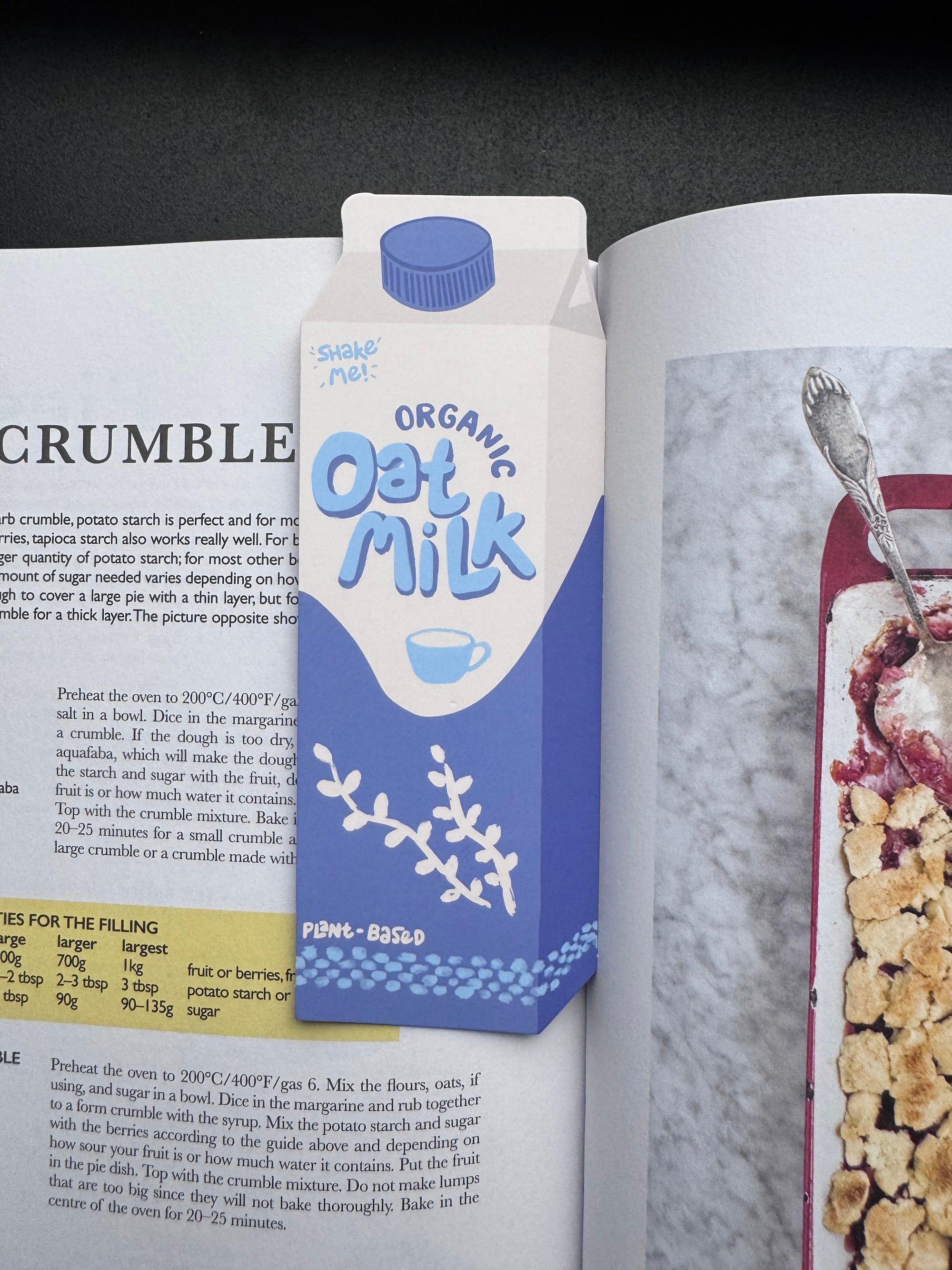 Oat Milk Bookmark