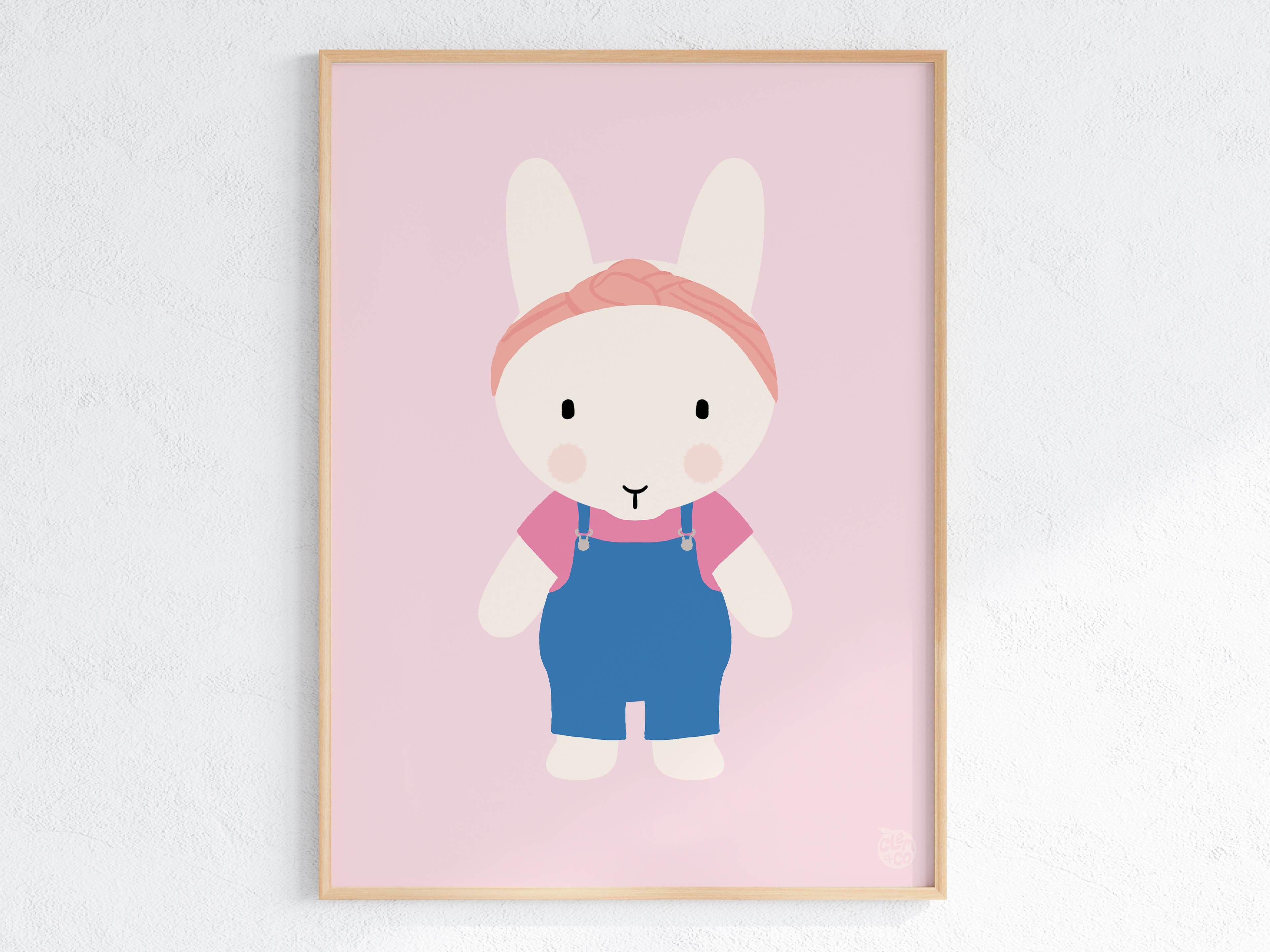 Ms Clem for Littles - Ms Rachel Nursery Art Print