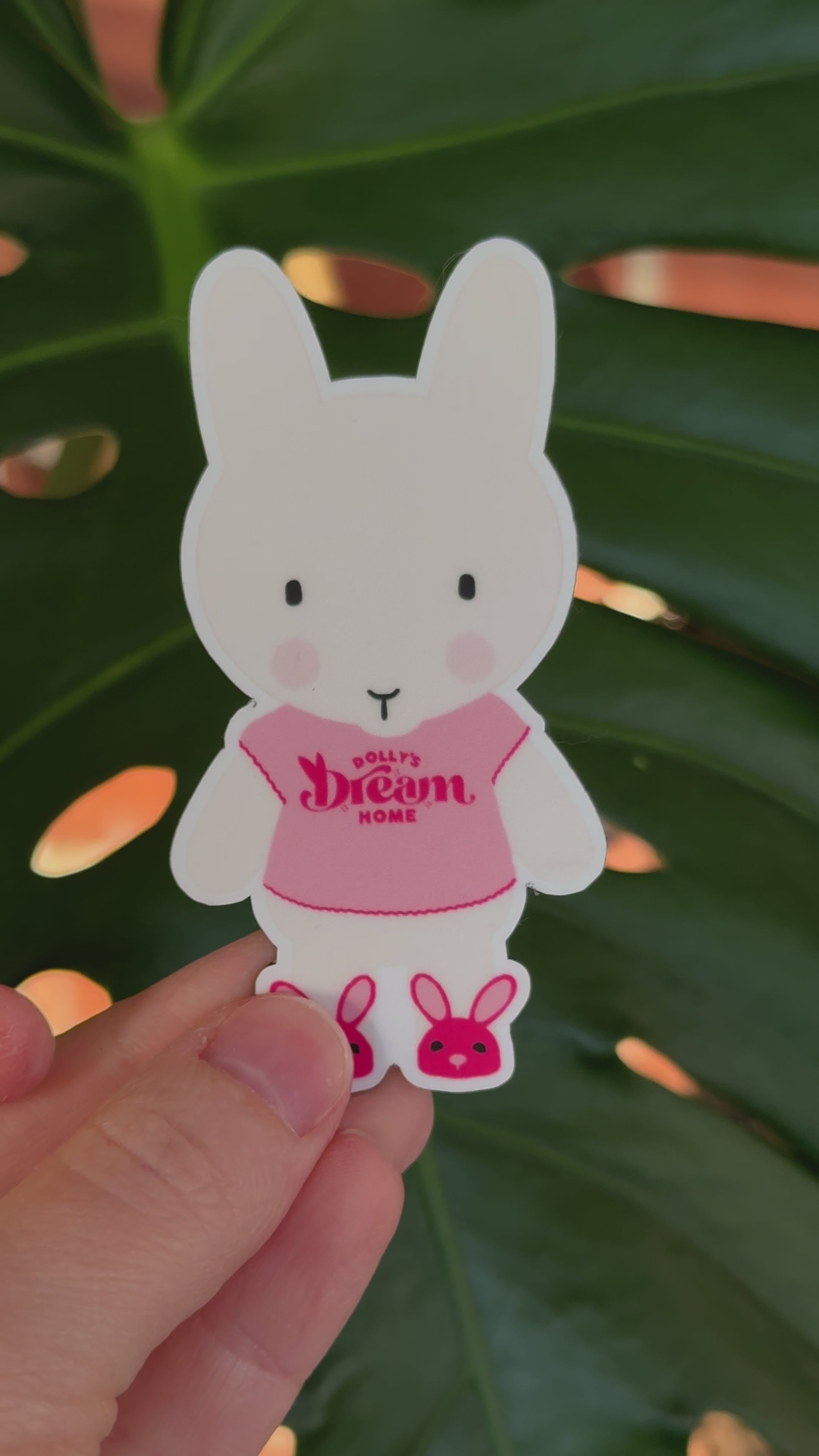Dolly's Dream Home Rabbit Rescue Clem the Bun Magnet