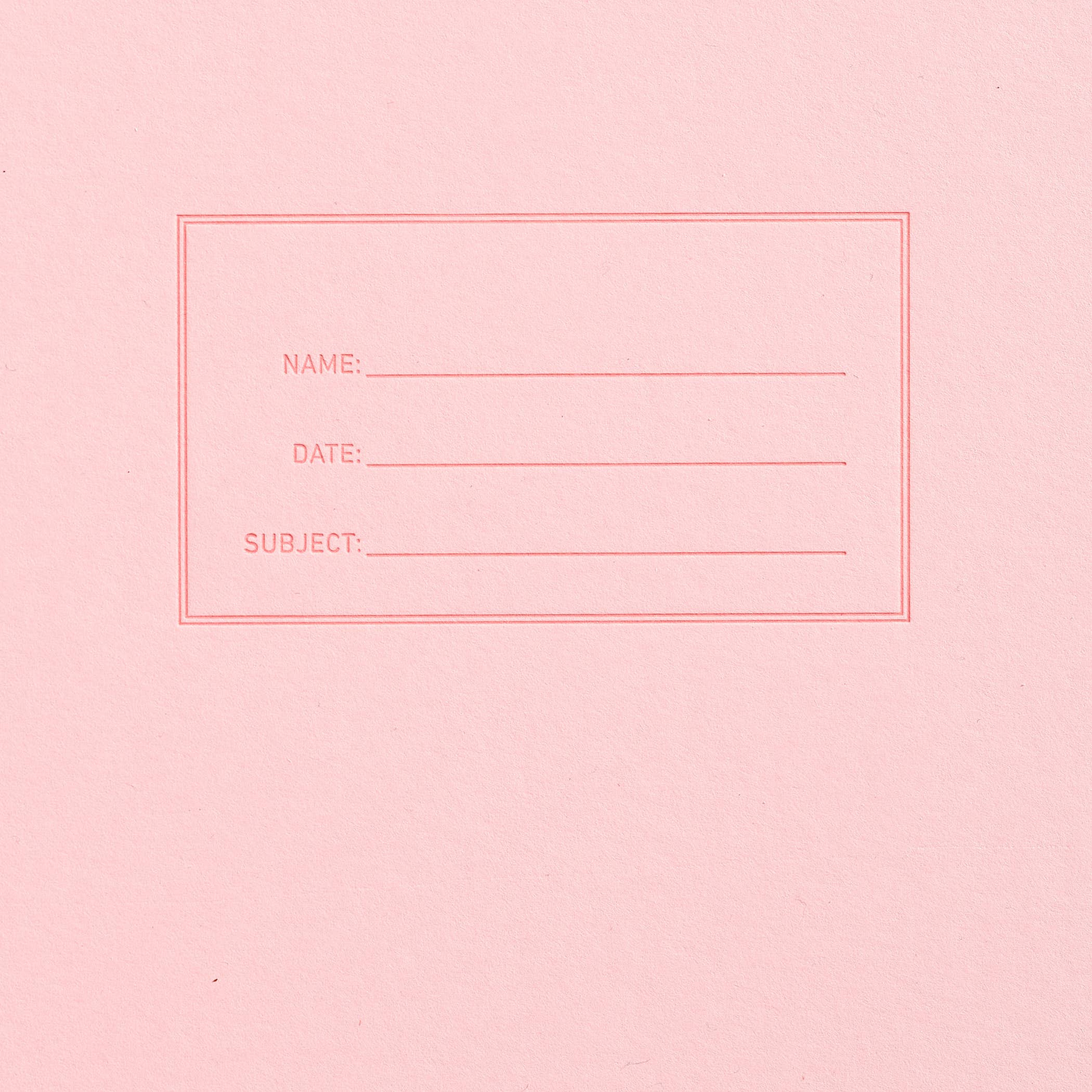 Standard Notebook, Shorthand Press - Pink Lemonade