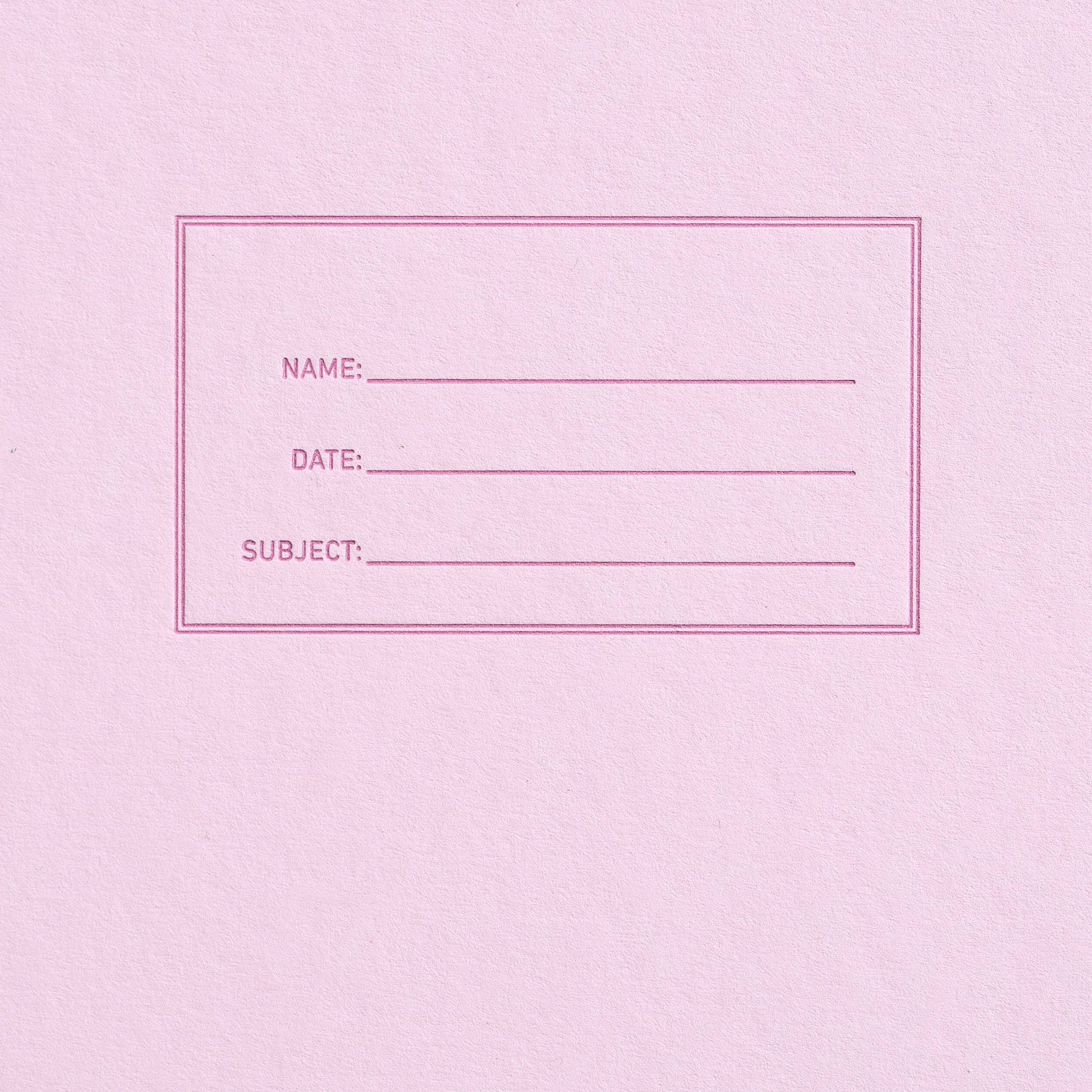 Standard Notebook, Shorthand Press - Lilac