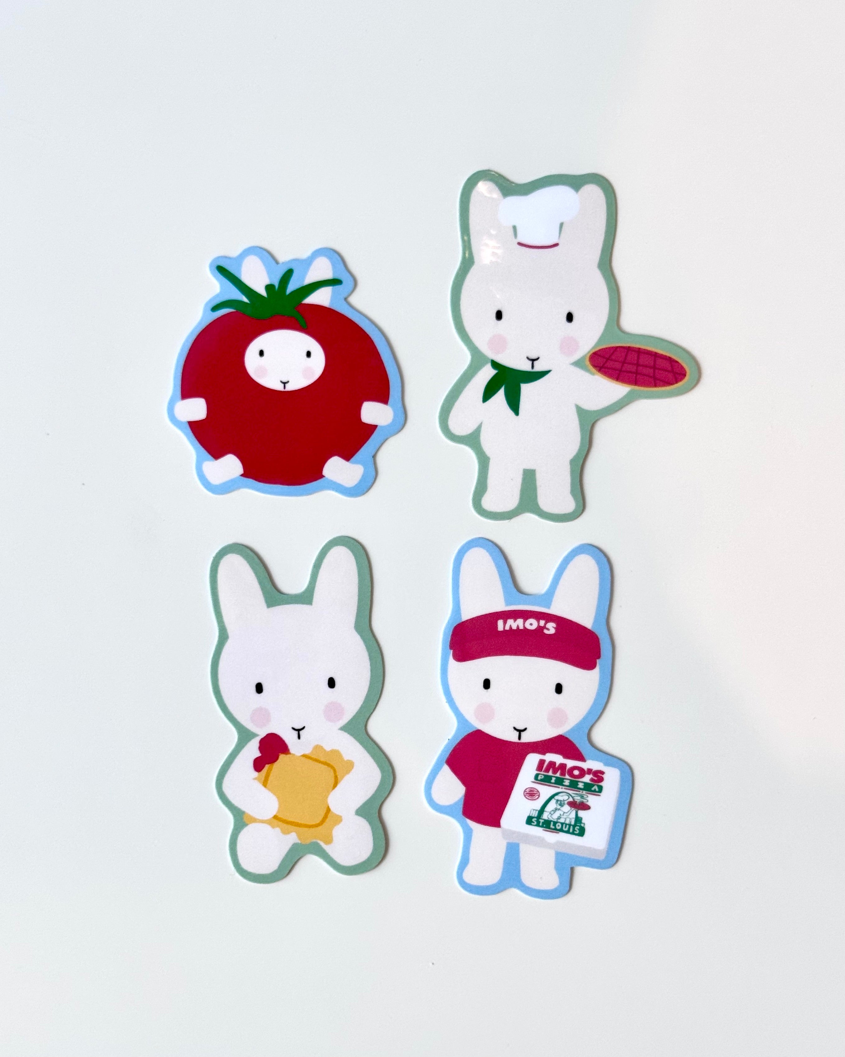 Clem the Bun's Italian Sticker Pack