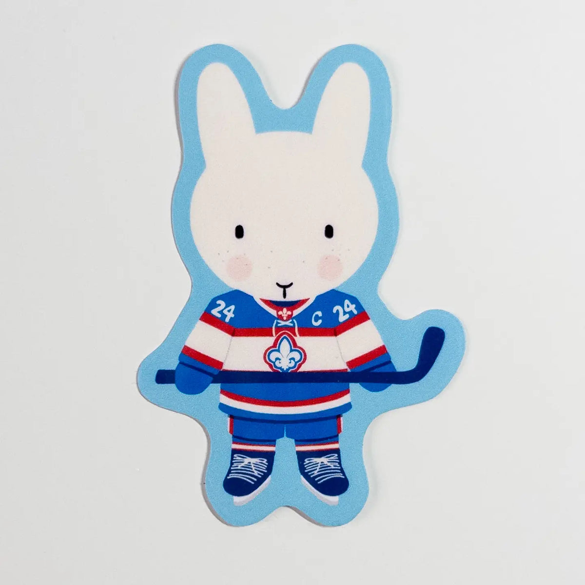 Hockey Romance Clem the Bun Stickers