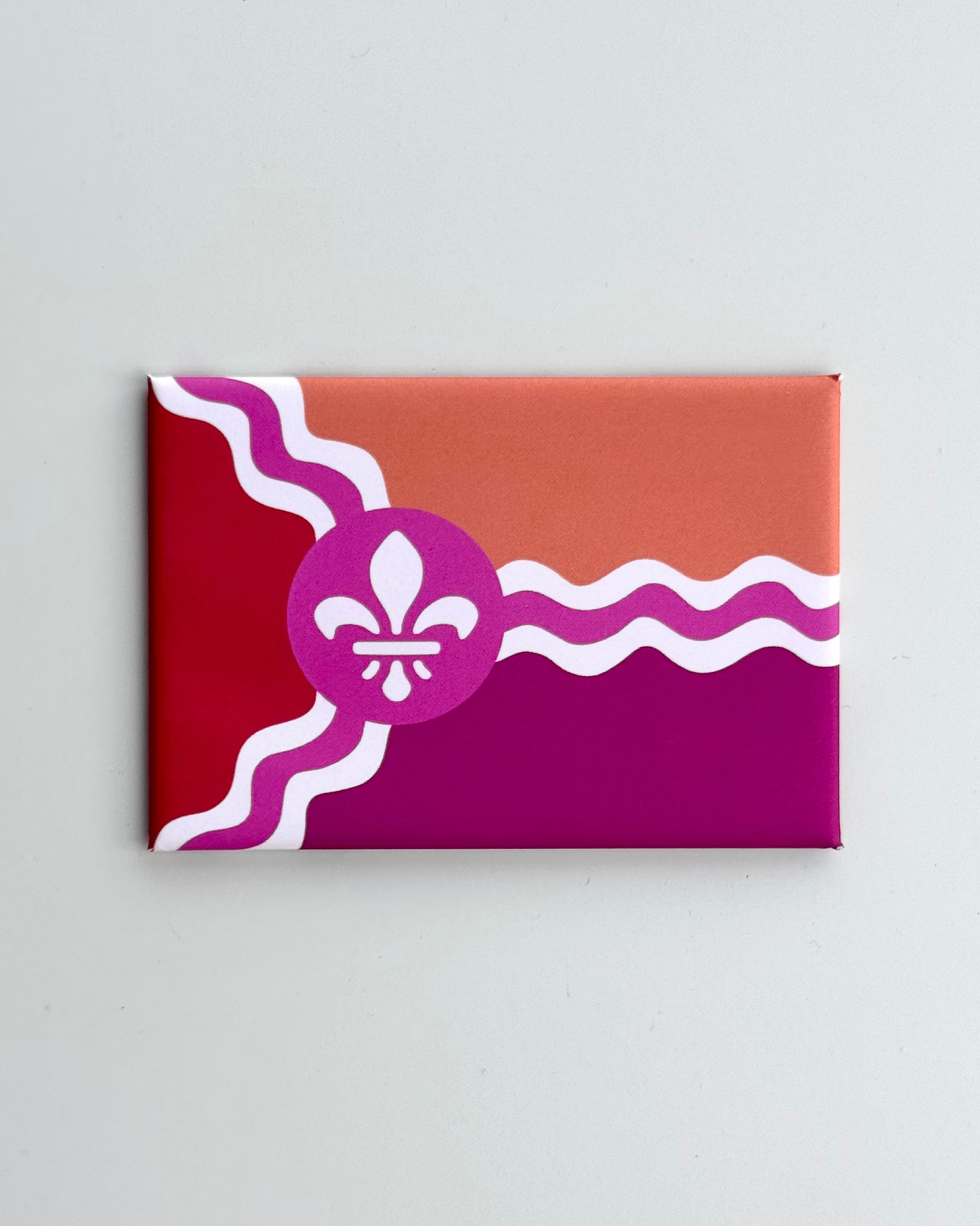 Lesbian Saint Louis Pride Flag Magnet
