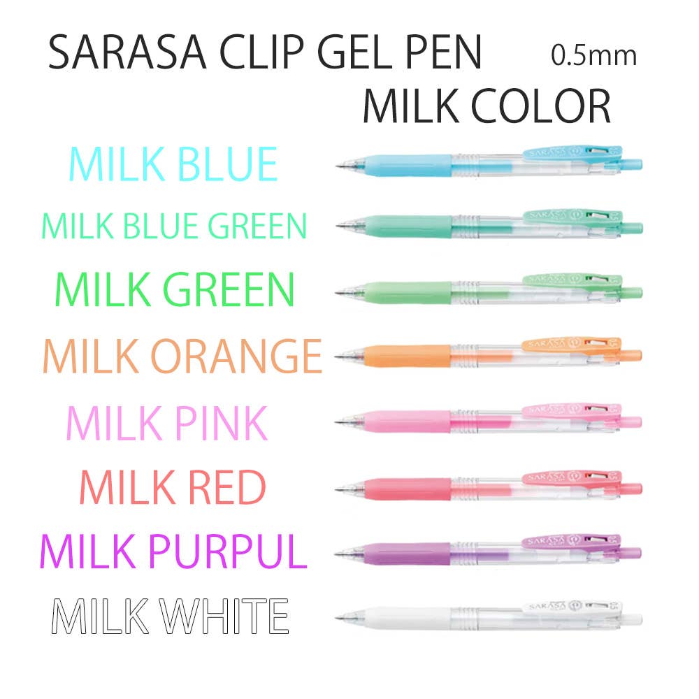 Zebra Sarasa Clip Retractable Gel Ink Pen