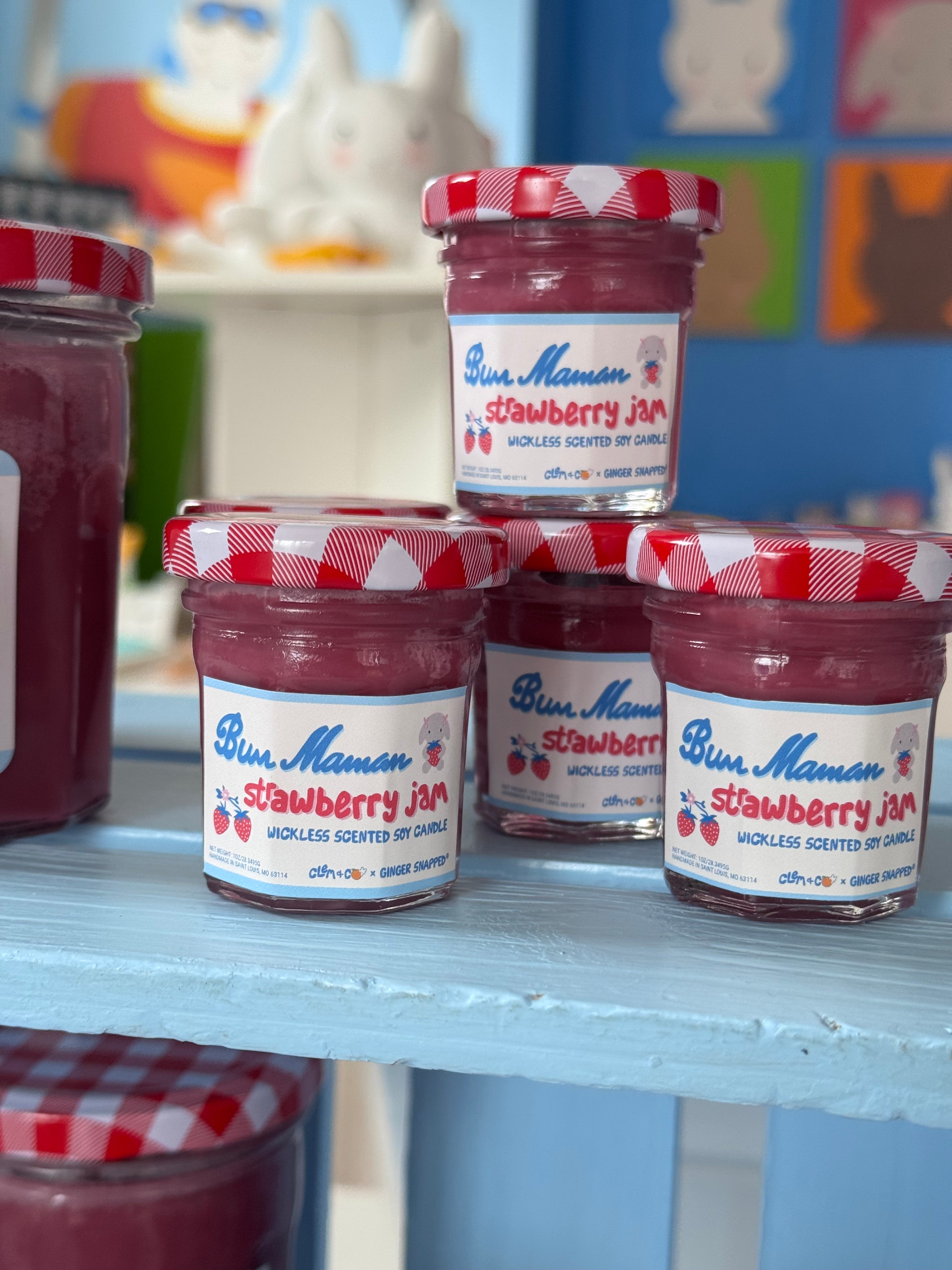 Bun Maman Jam Candle – Clem & Co x Ginger Snapped