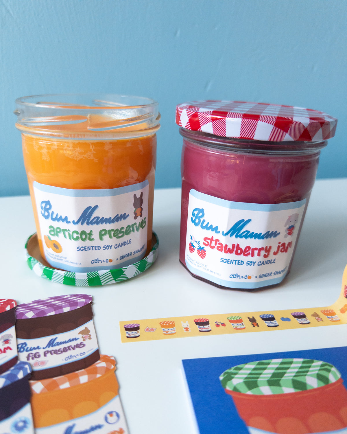 Apricot Preserves Candle – Clem & Co x Ginger Snapped