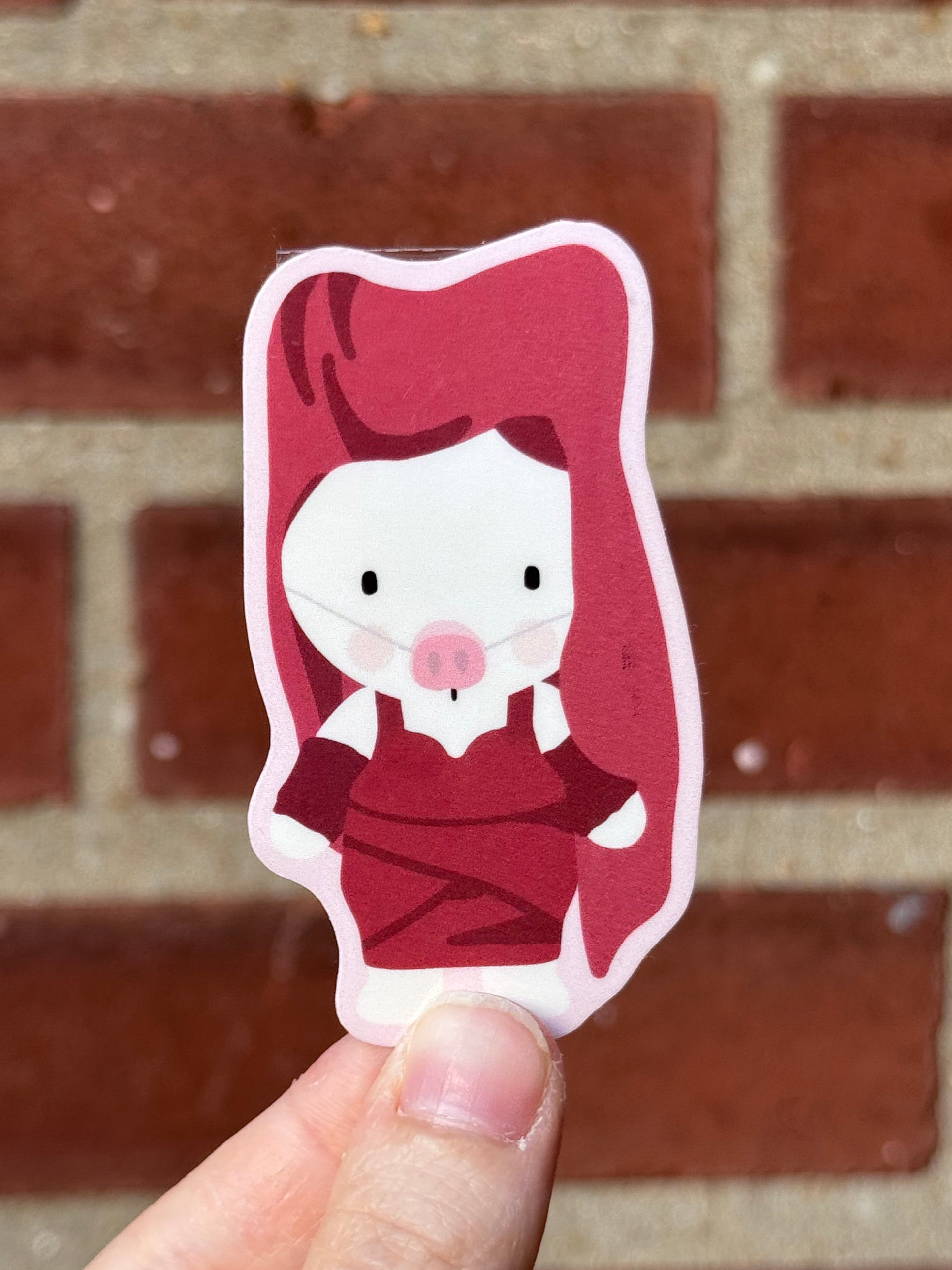 Good Luck, Babe! Miss Piggy Bun Sticker