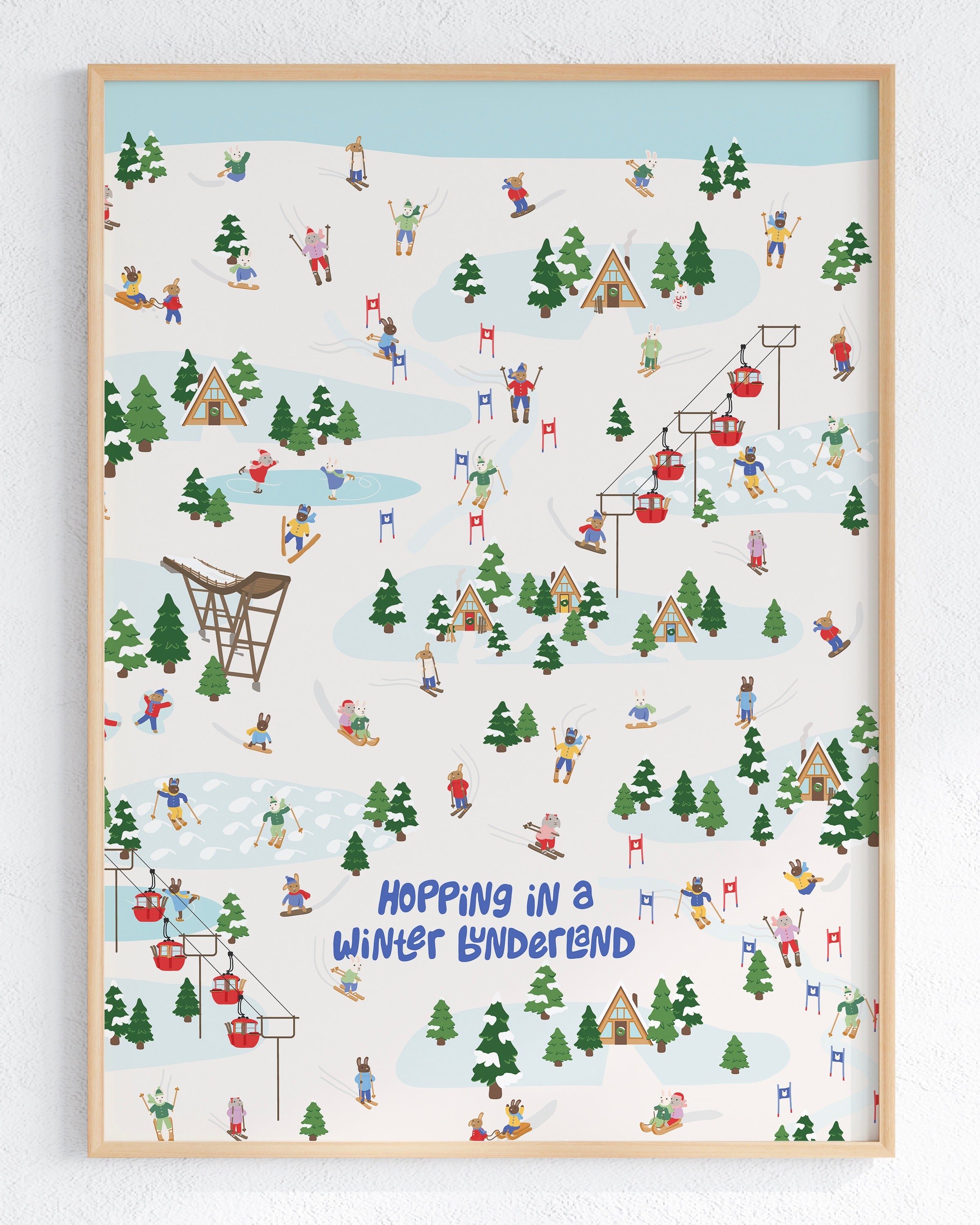 Hoppin’ in a Winter Bunderland Print