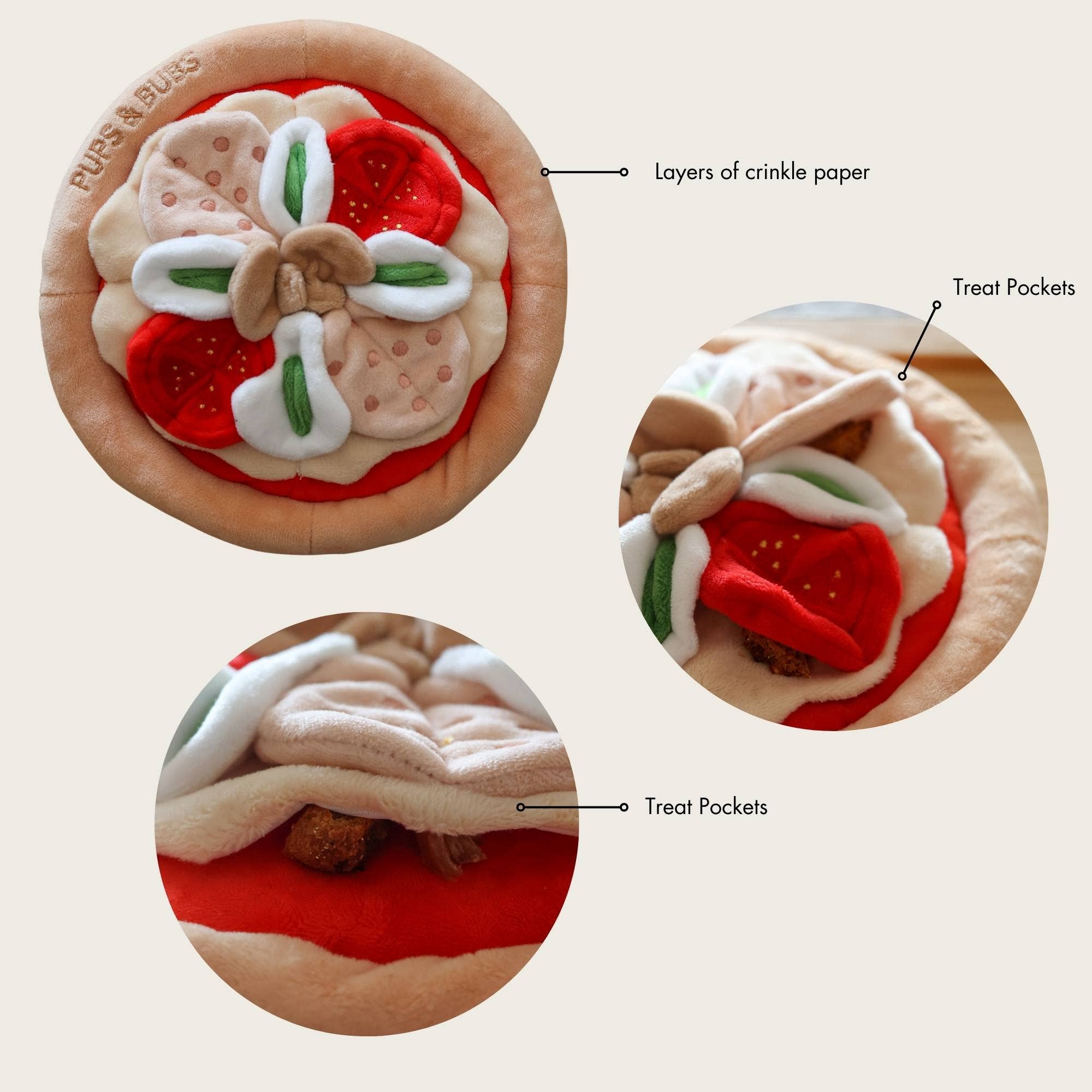 Pizza Snuffle Mat | Multi Layered