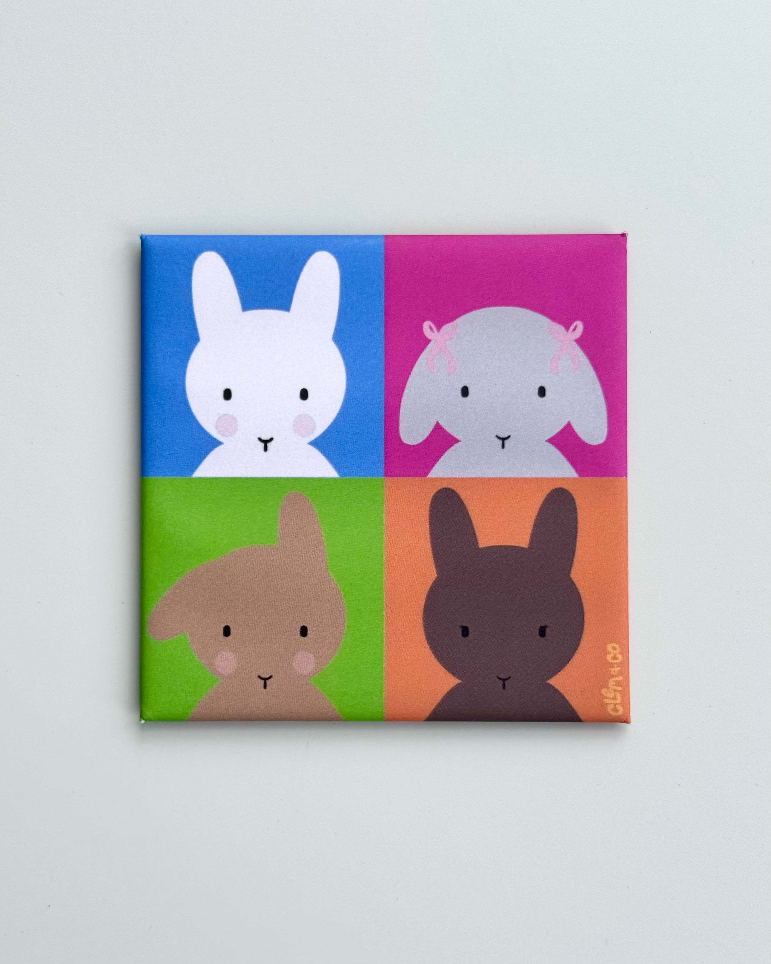 Pop Art Clem & Friends Magnet