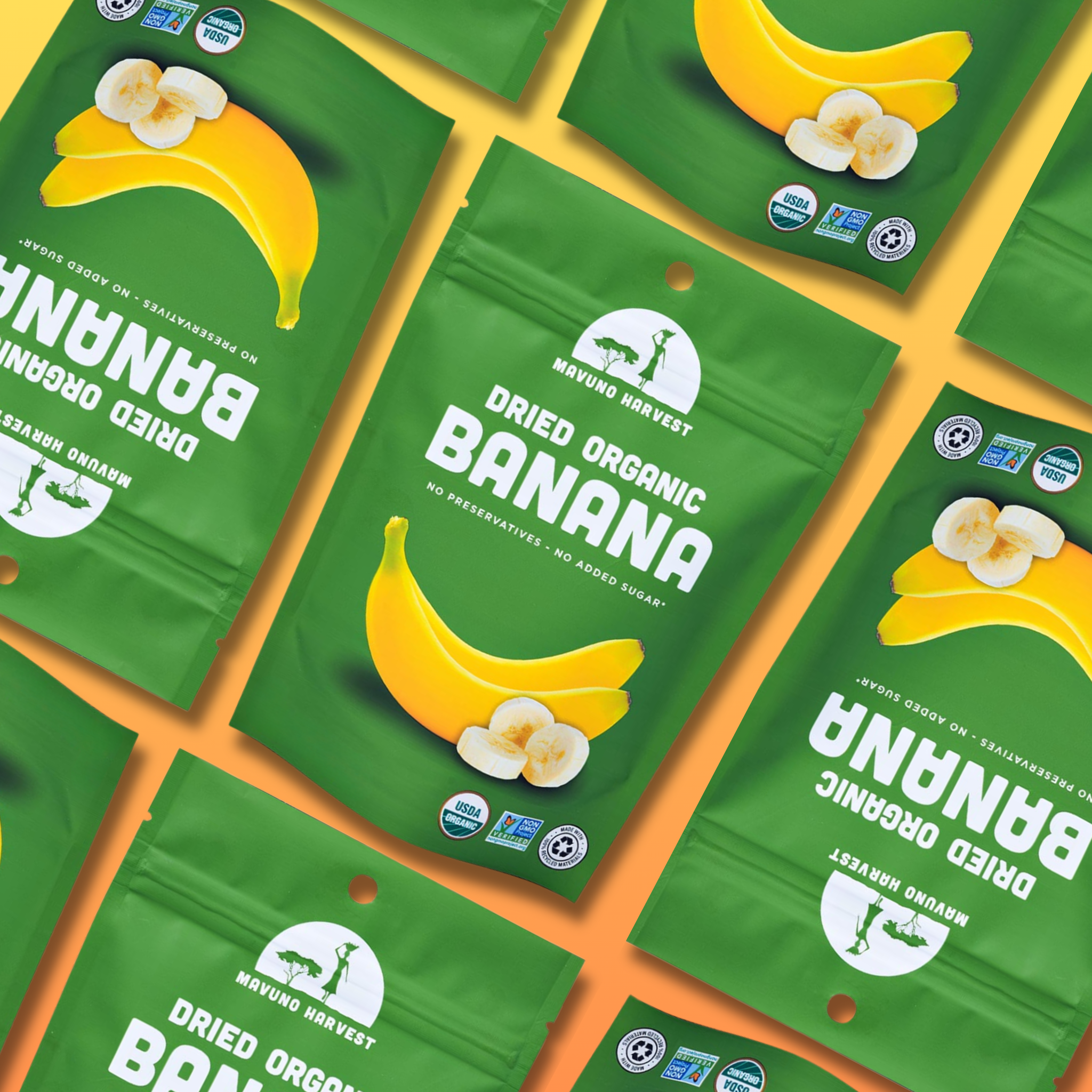 Organic Dried Banana, 2oz