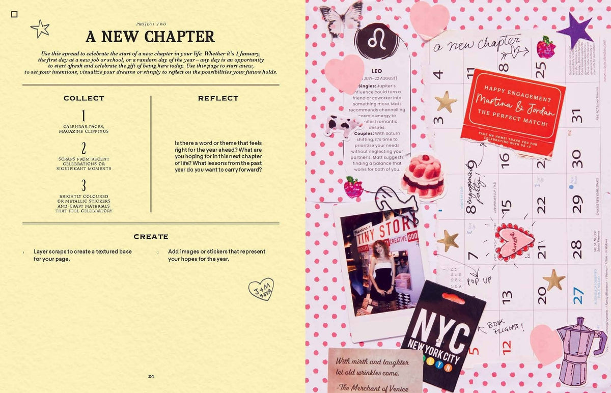 A Year of Junk Journaling Book