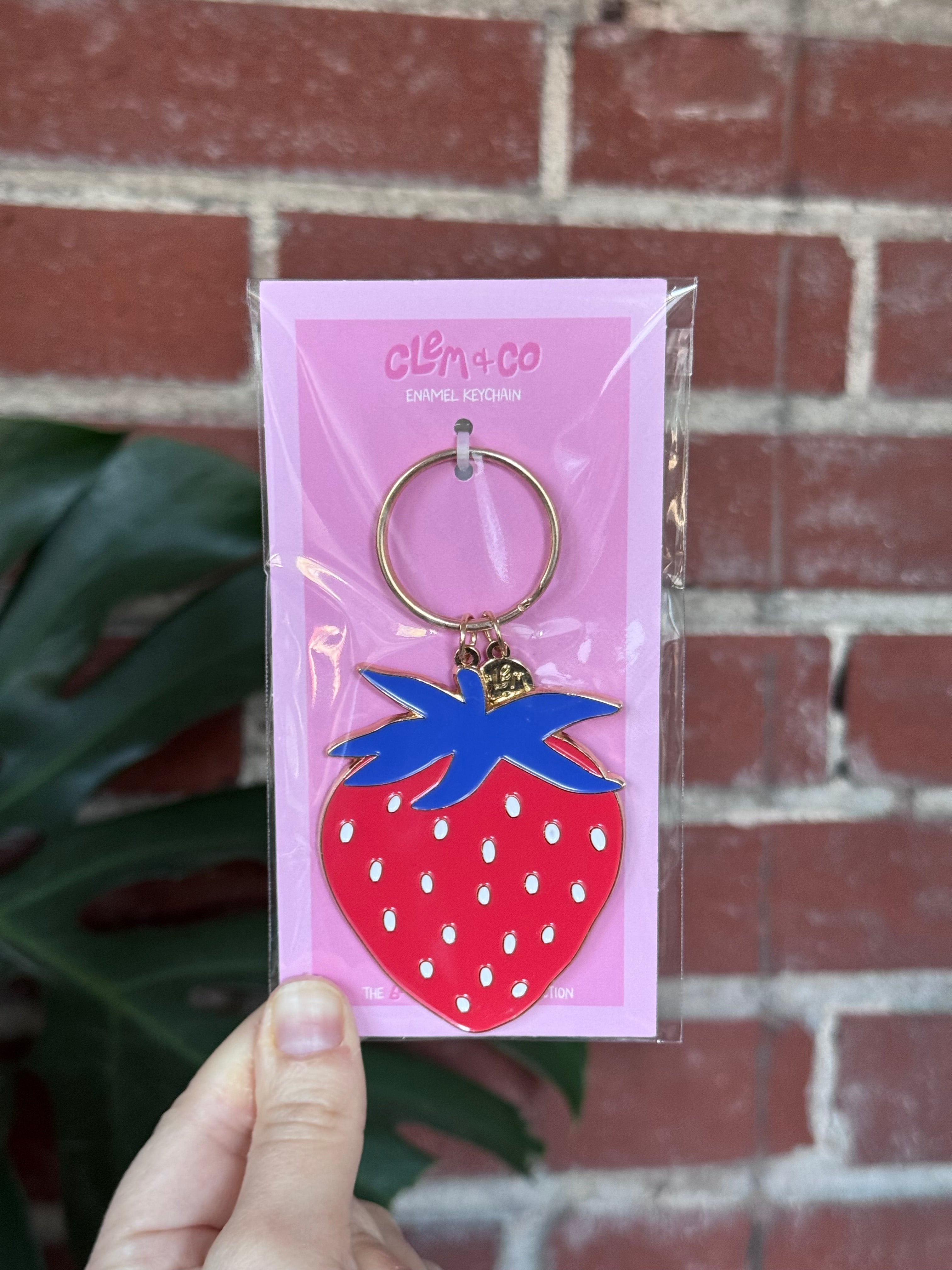 Strawberry Bag Charm