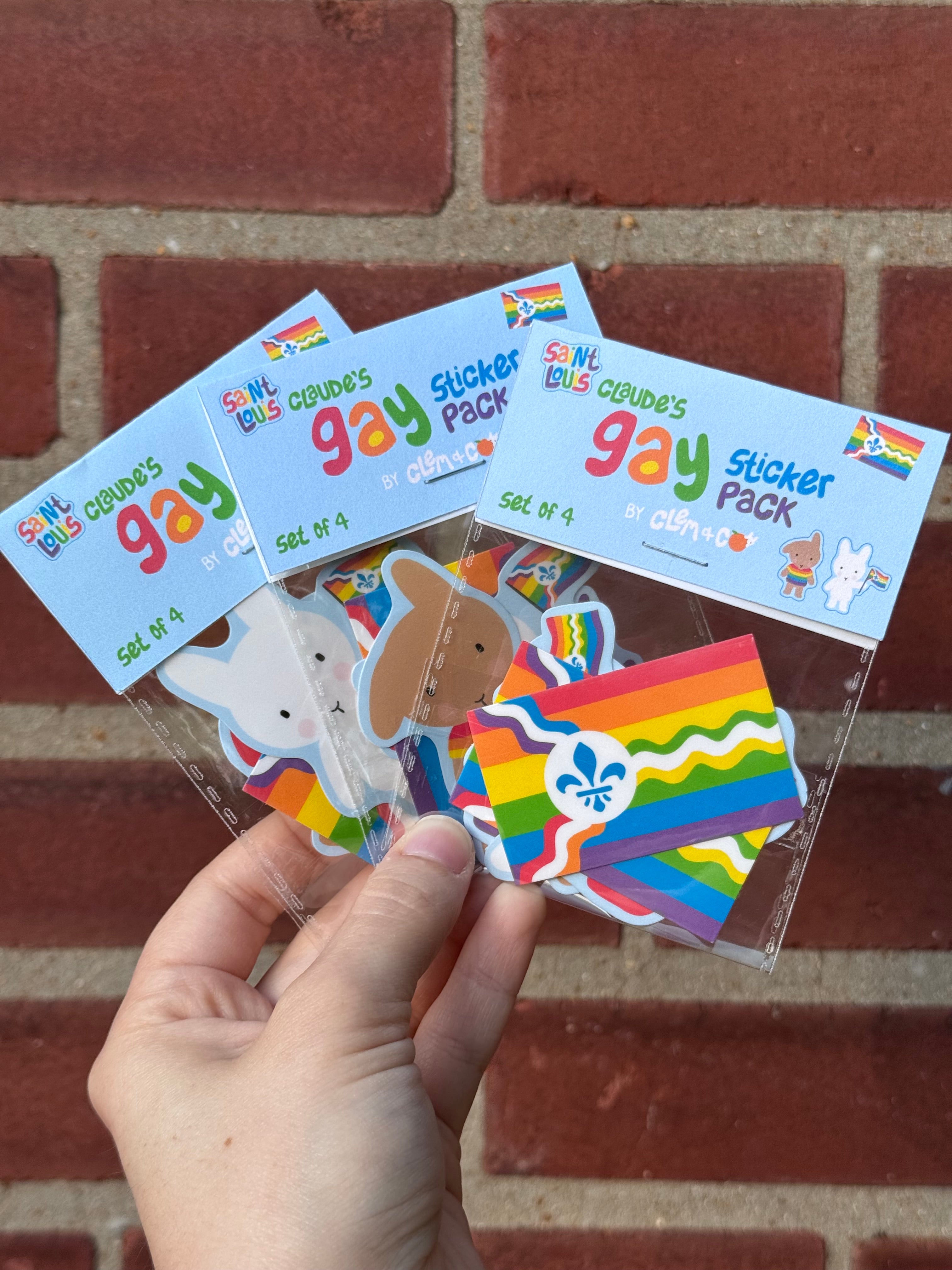 Saint Louis Pride Sticker Packs