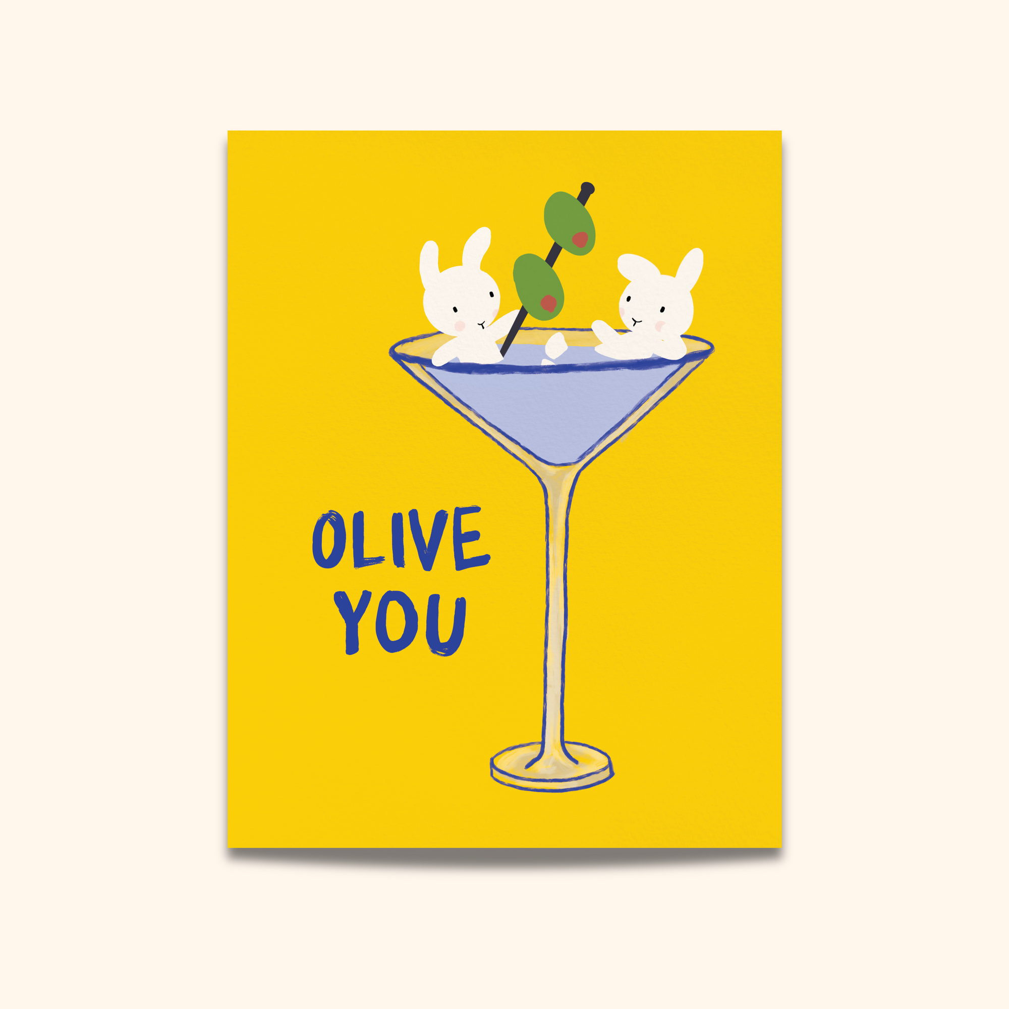 Olive You Card