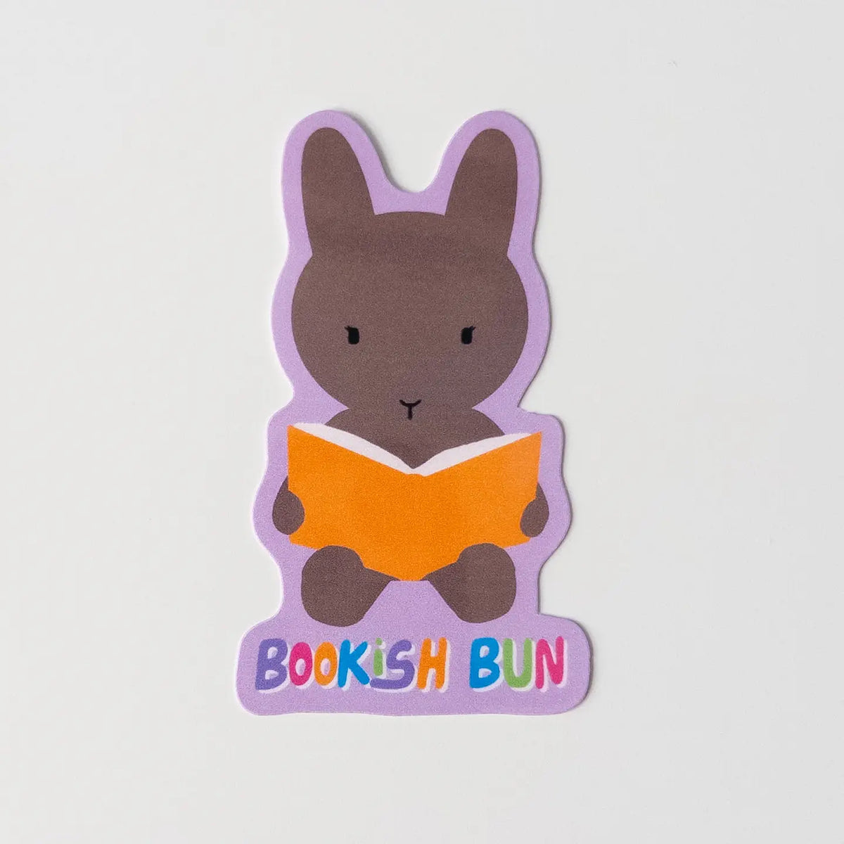 Luna the Bookish Bun Sticker