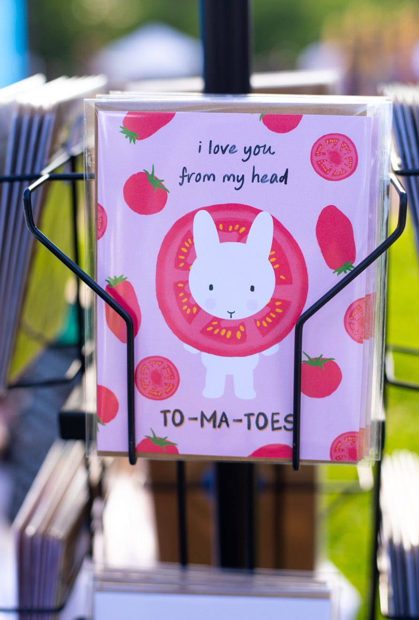 I Love You from My Head To-Ma-Toes Card