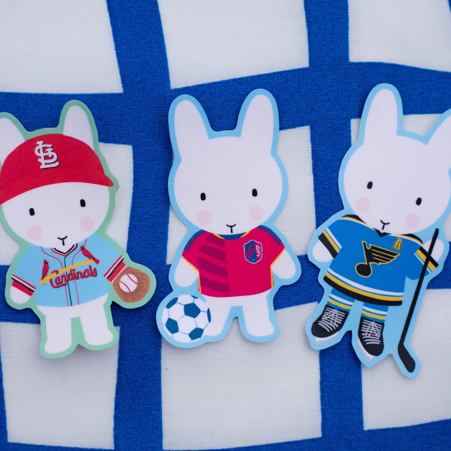 Saint Louis Blues Hockey Clem the Bun Sticker