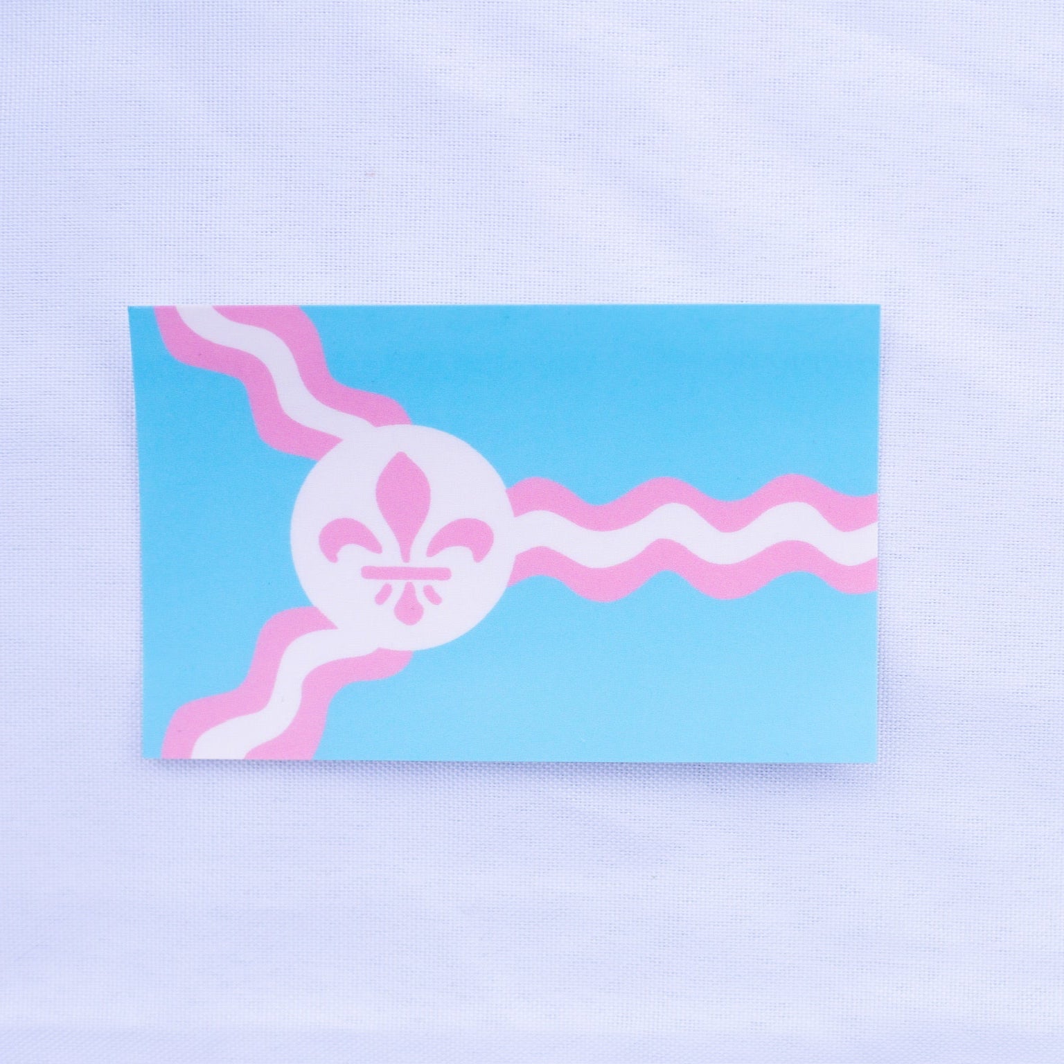 Saint Louis Trans Pride Flag Sticker