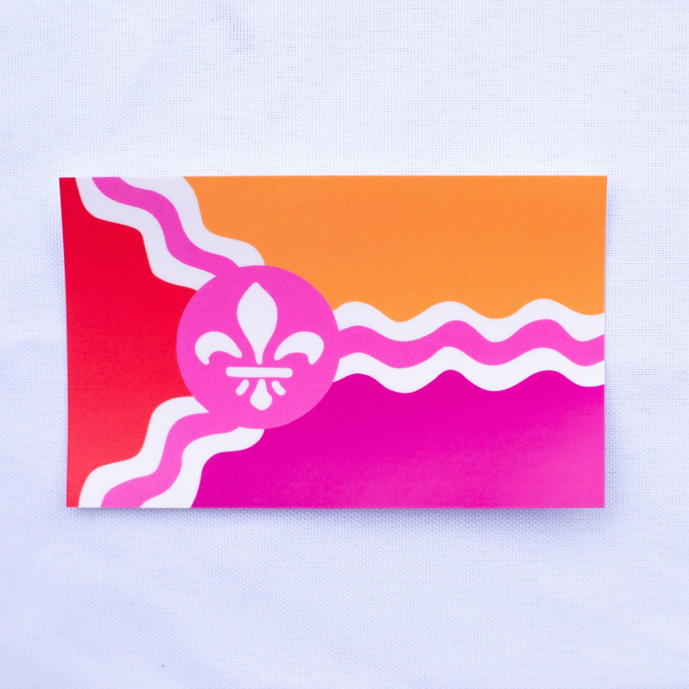 Saint Louis Lesbian Pride Flag Sticker