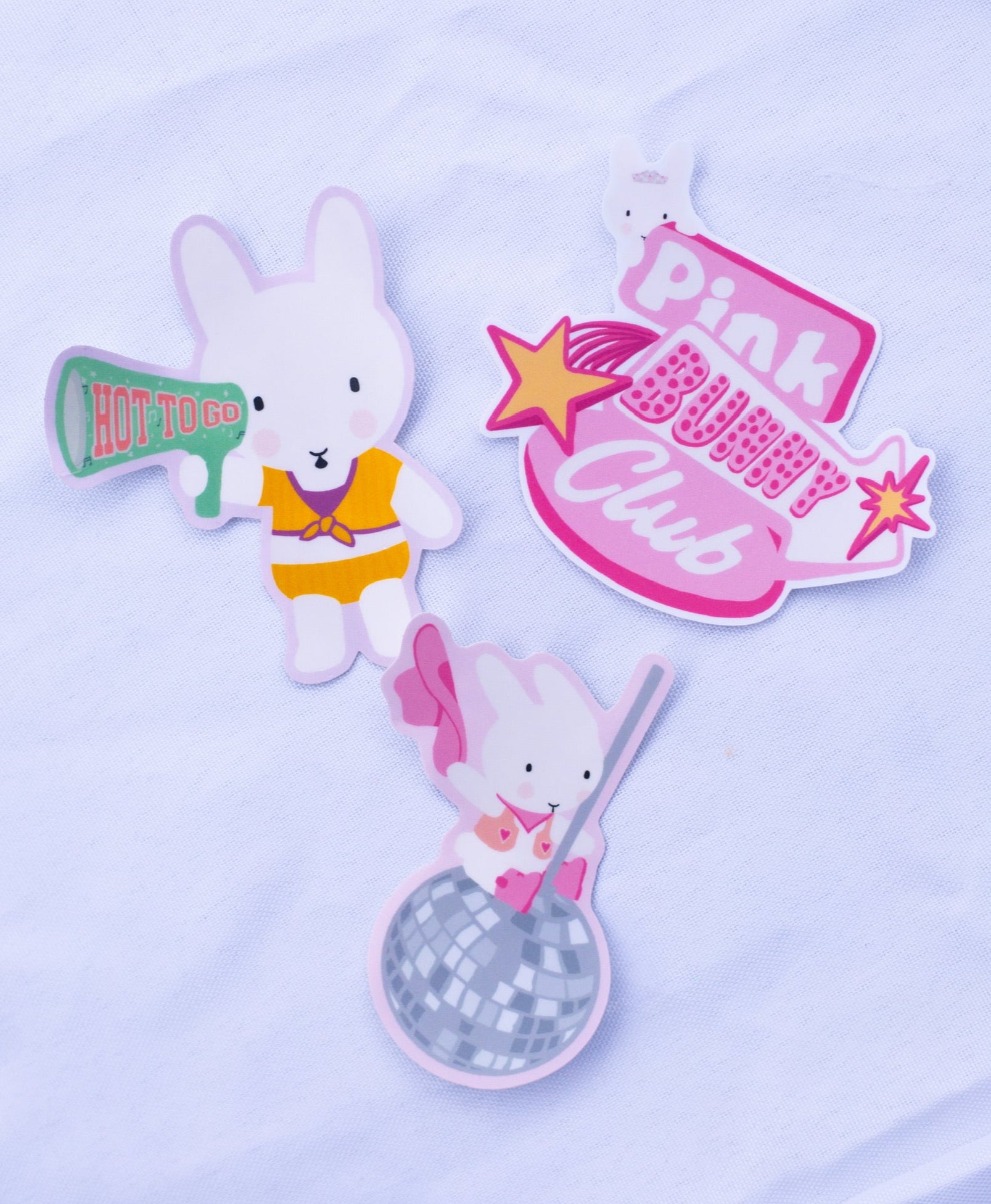 Clem the Bun Disco Cowgirl Sticker