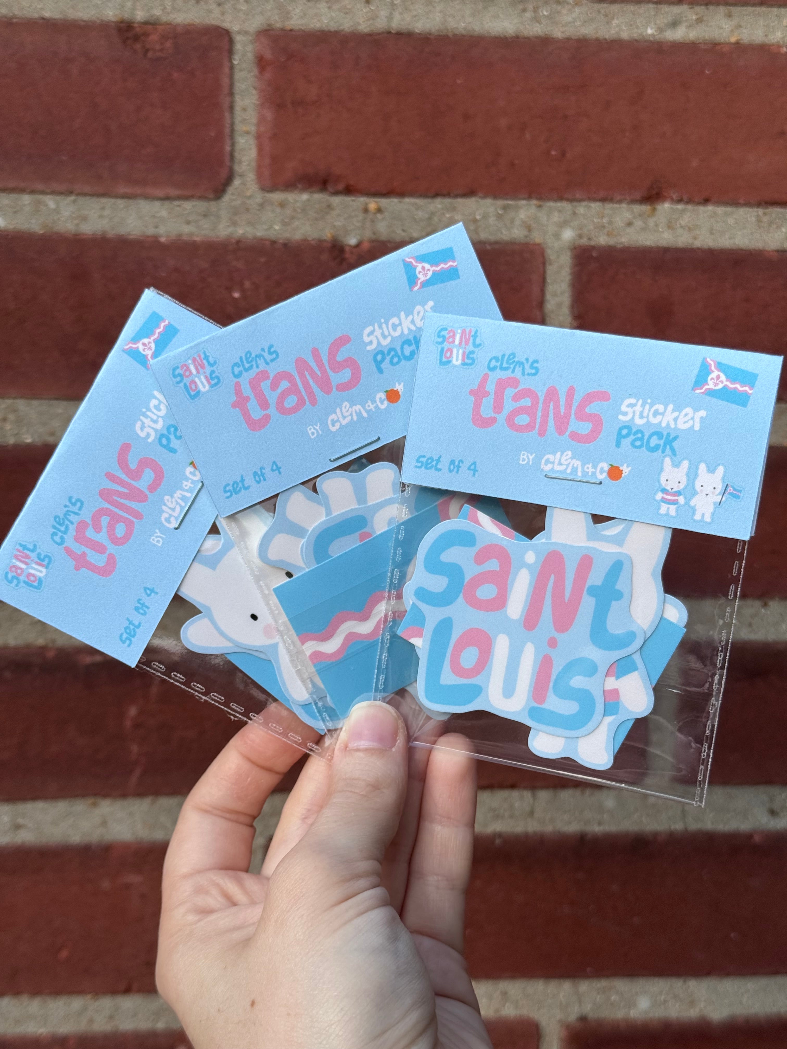 Saint Louis Pride Sticker Packs