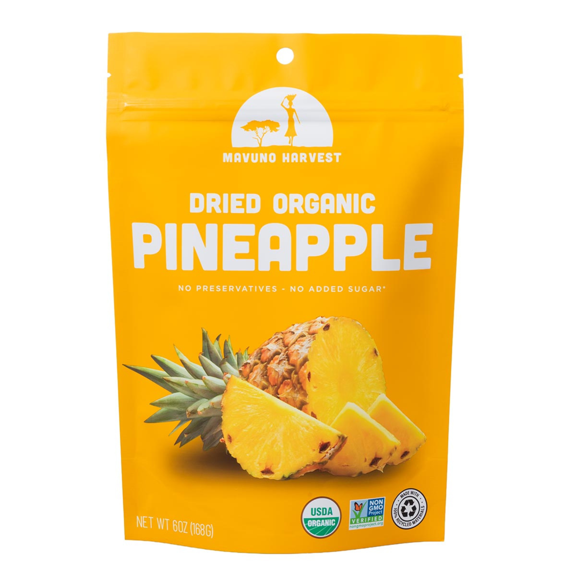 Organic Dried Pineapple, 2oz