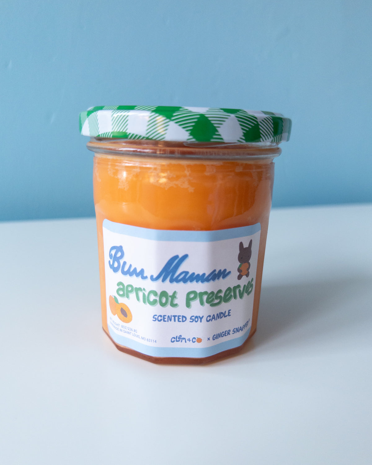 Apricot Preserves Candle – Clem & Co x Ginger Snapped