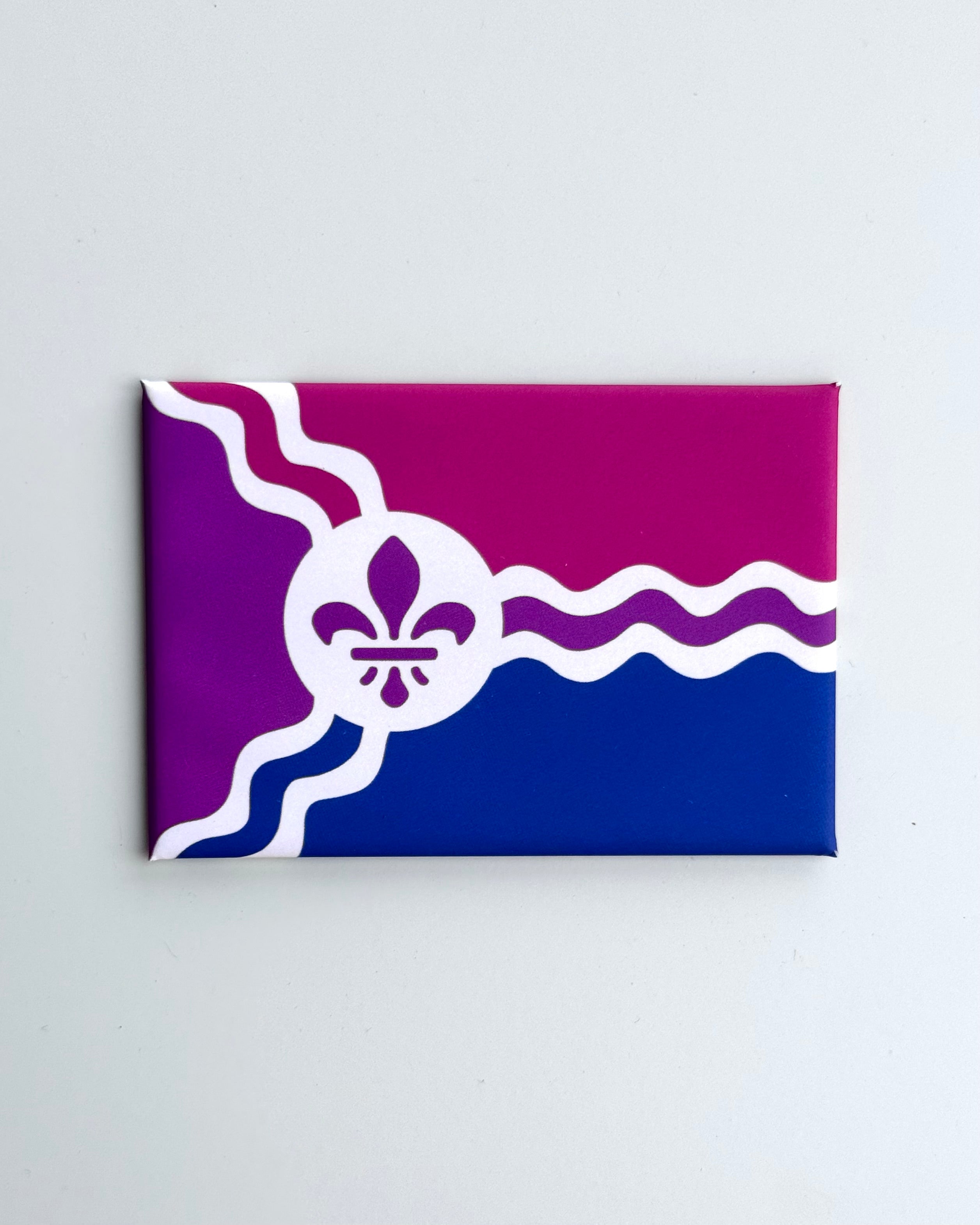 Bisexual Saint Louis Pride Flag Magnet