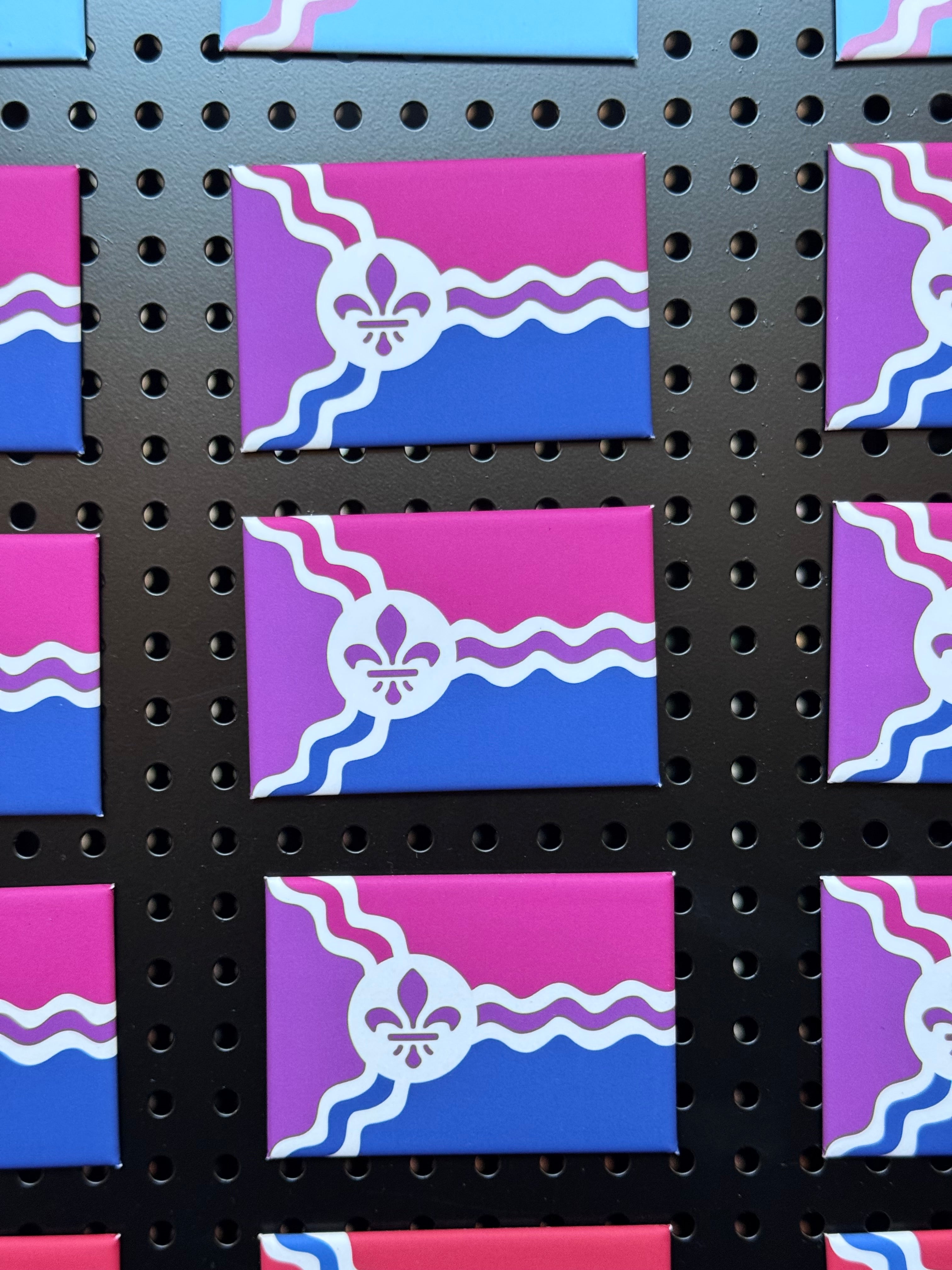 Saint Louis Pride Flag Magnets