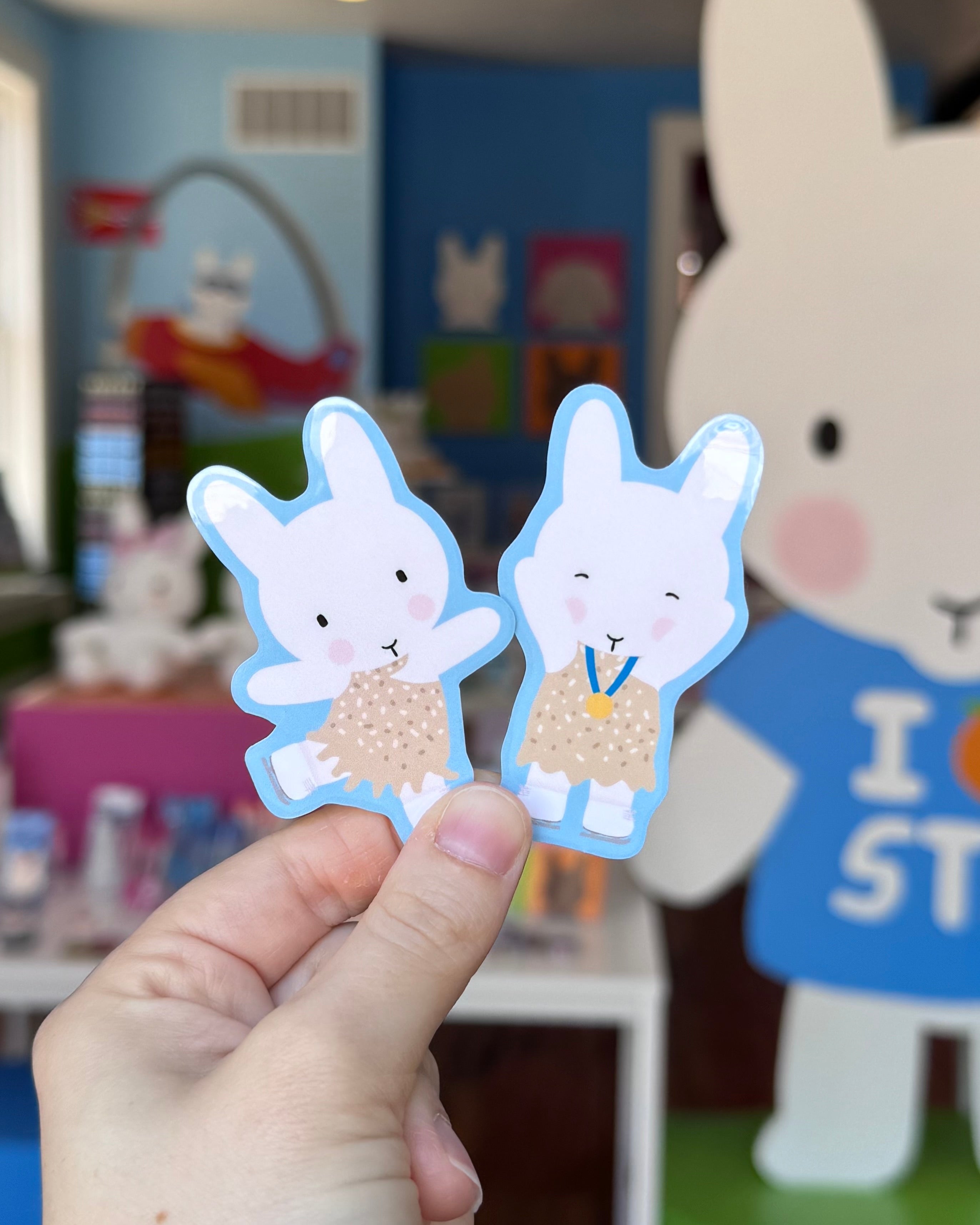 Clem the Figure Skater (Alysa Liu) Sticker