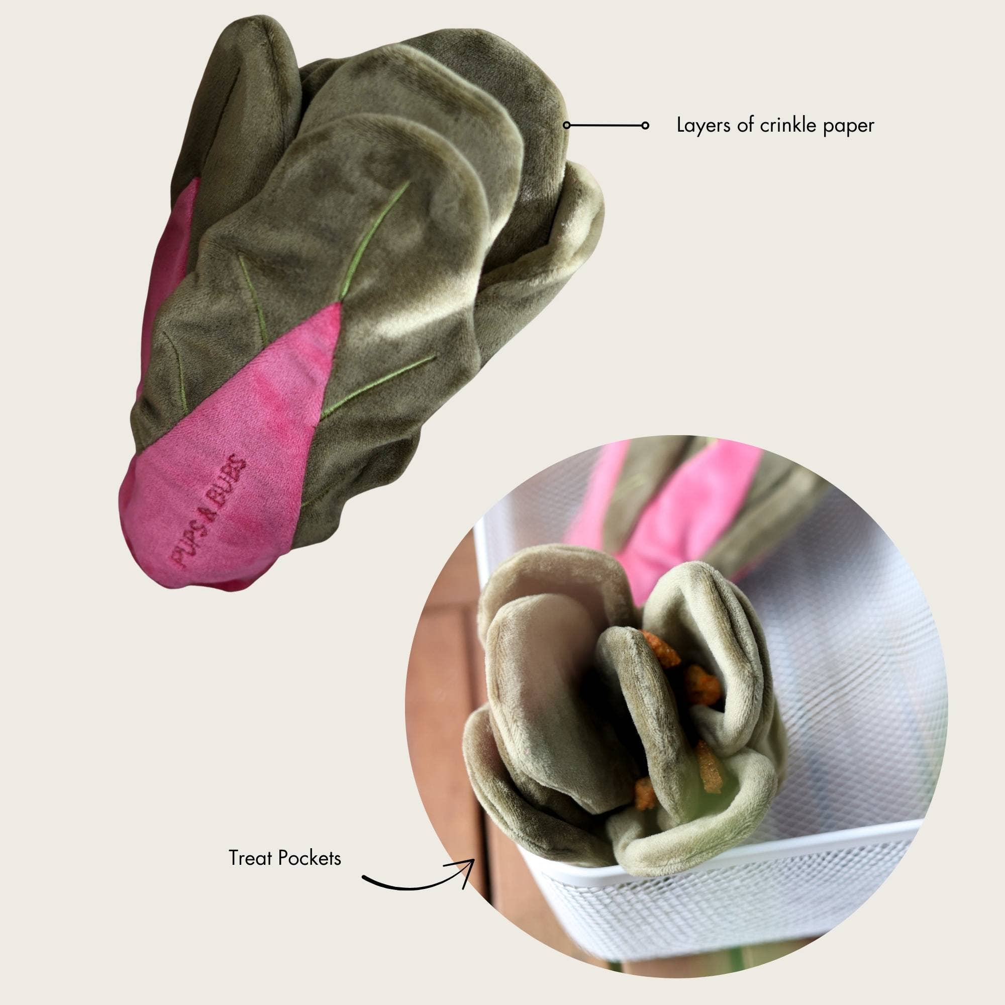 Snuffle Swiss Chard Forage Toy