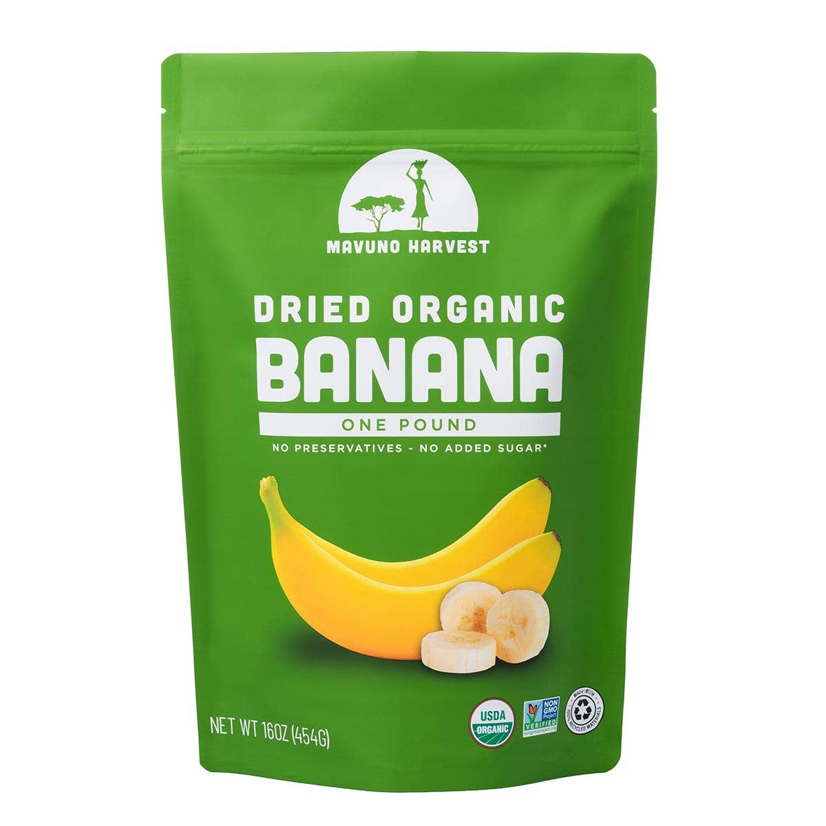 Organic Dried Banana, 2oz
