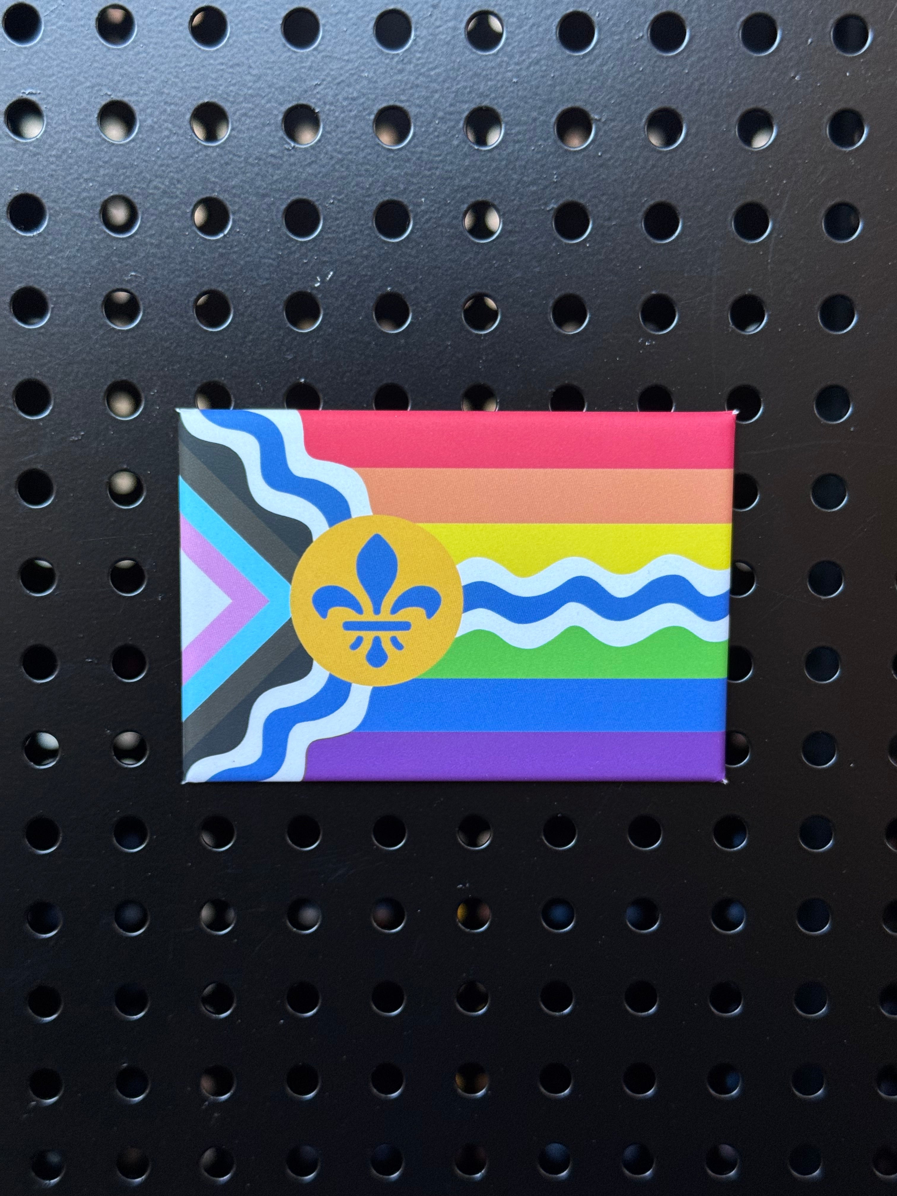Saint Louis Pride Flag Magnets