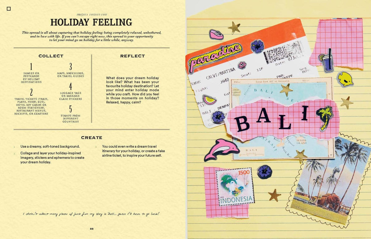 A Year of Junk Journaling Book