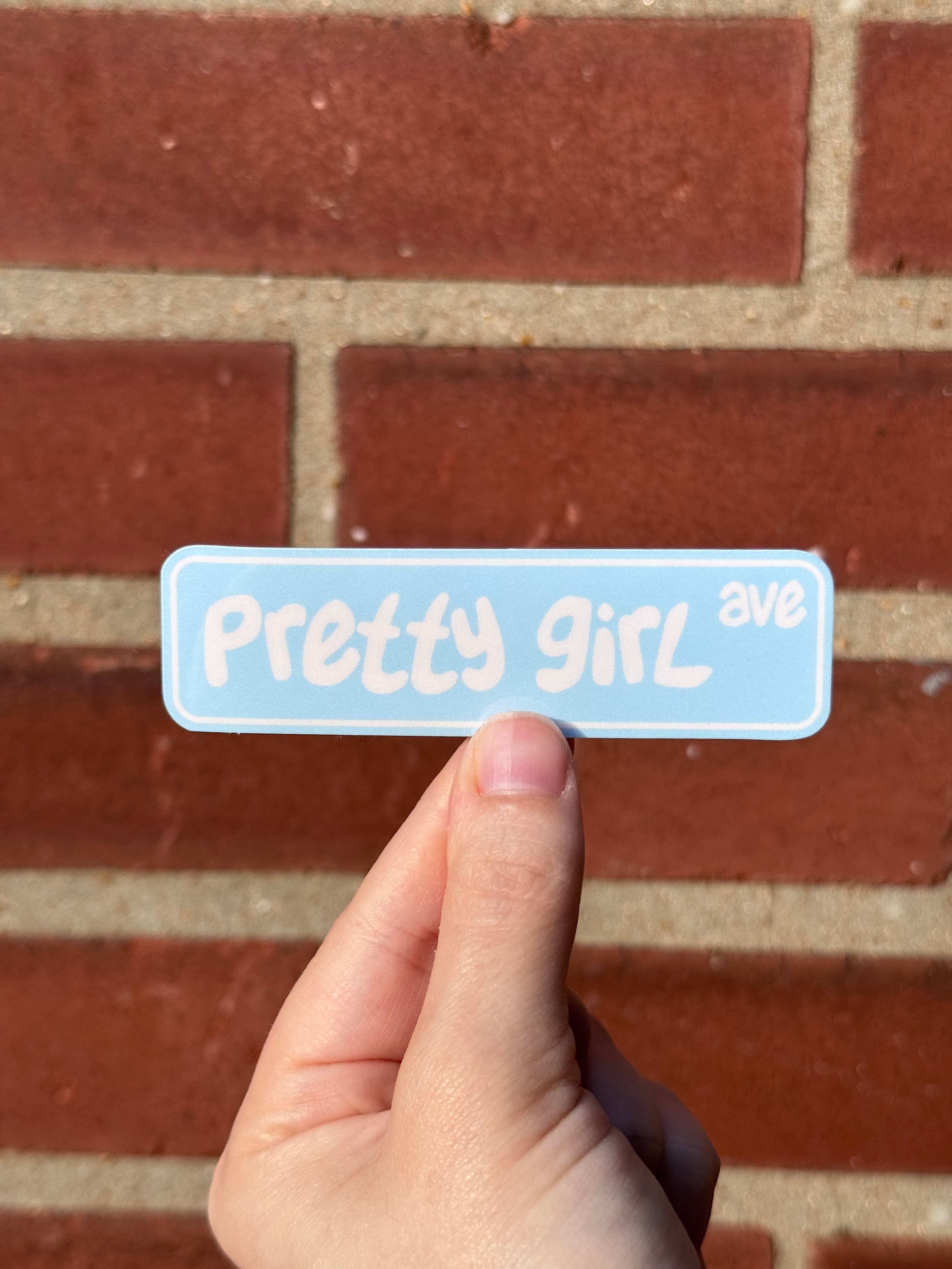 Pretty Girl Ave Sticker