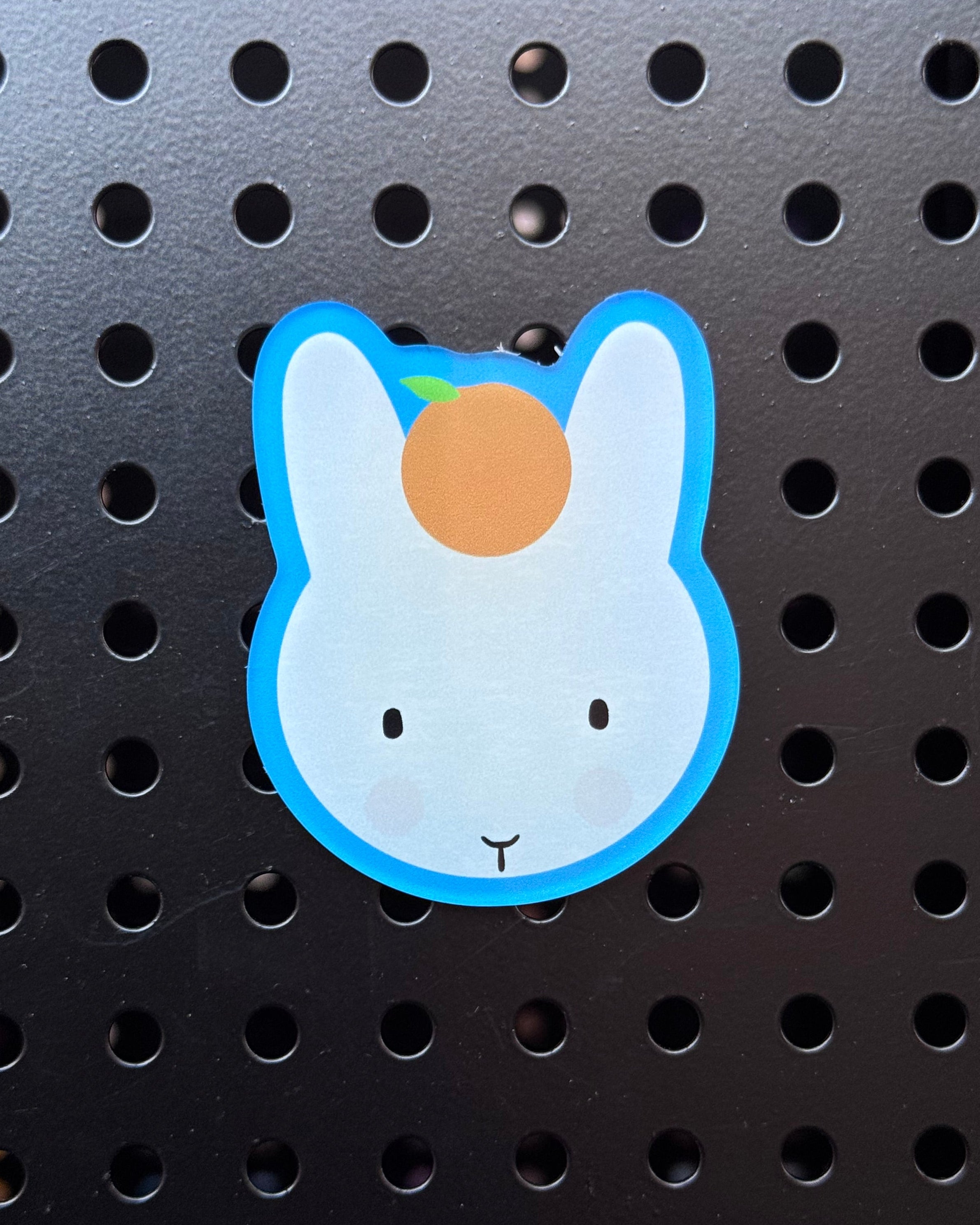 Clem the Bun with her Clementine Magnet