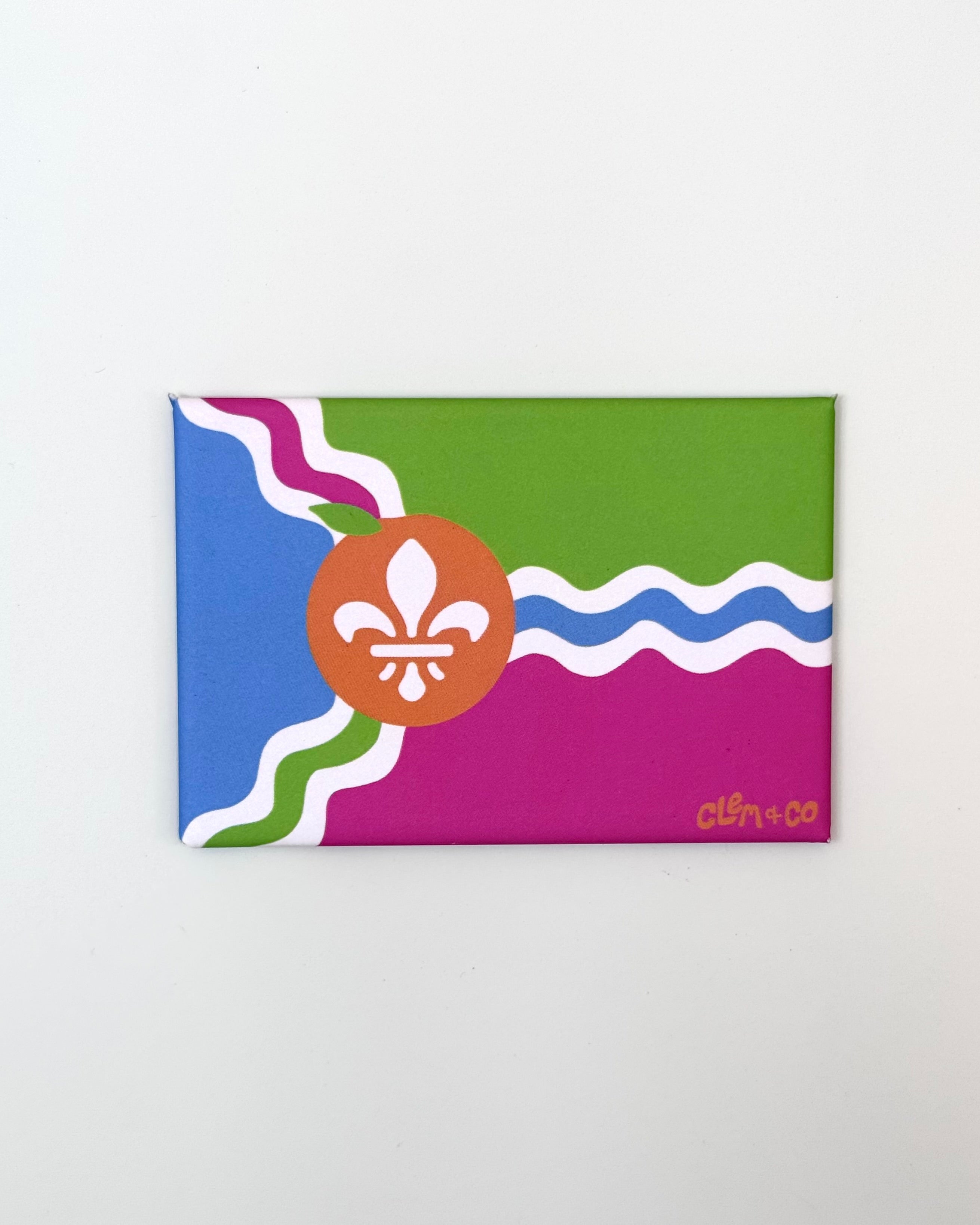 The Clem & Co Collection Saint Louis Flag Magnet