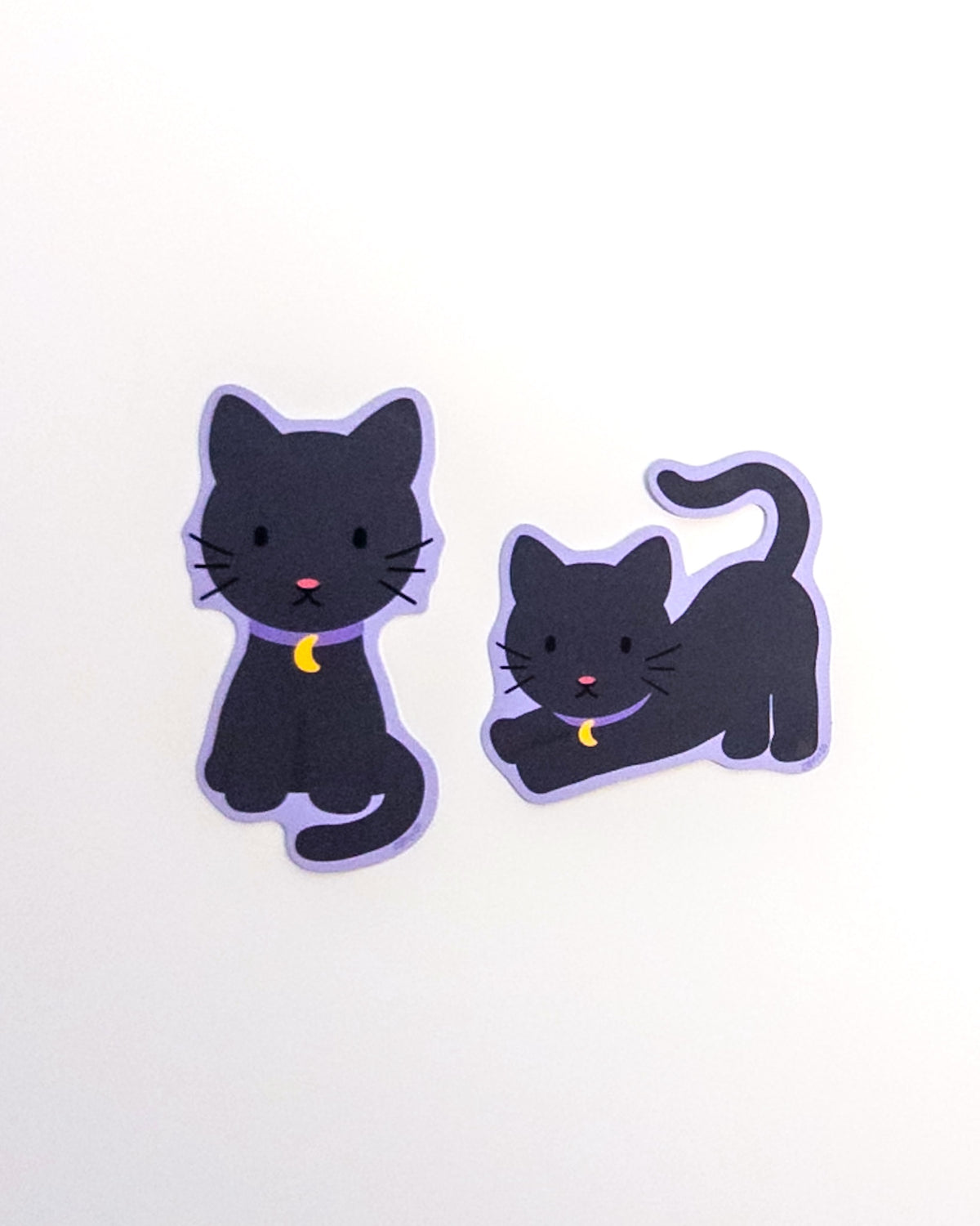 Phoebe the Black Cat Stickers