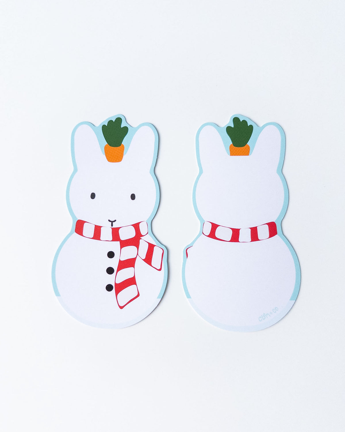 Clem the Snowbun Bookmark - Winter Bunderland