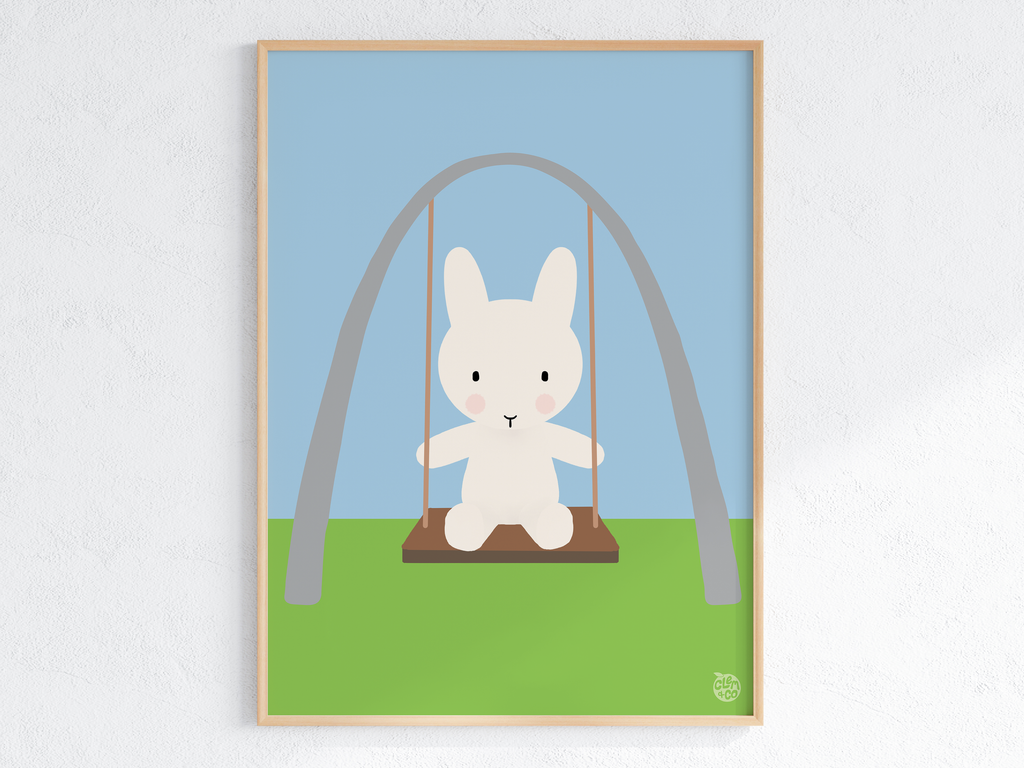 Clem Swinging on the Saint Louis Arch Print