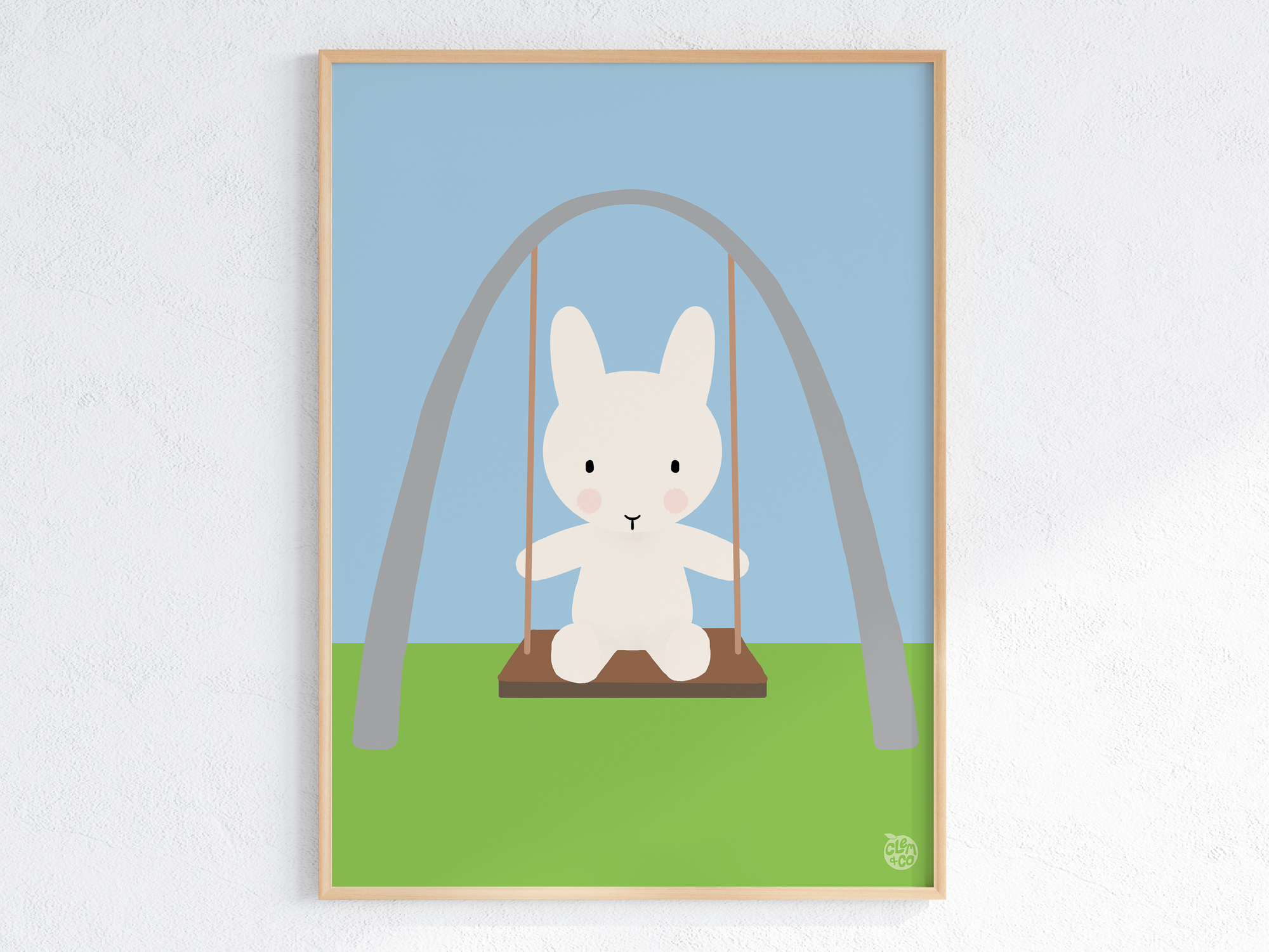 Clem Swinging on the Saint Louis Arch Print