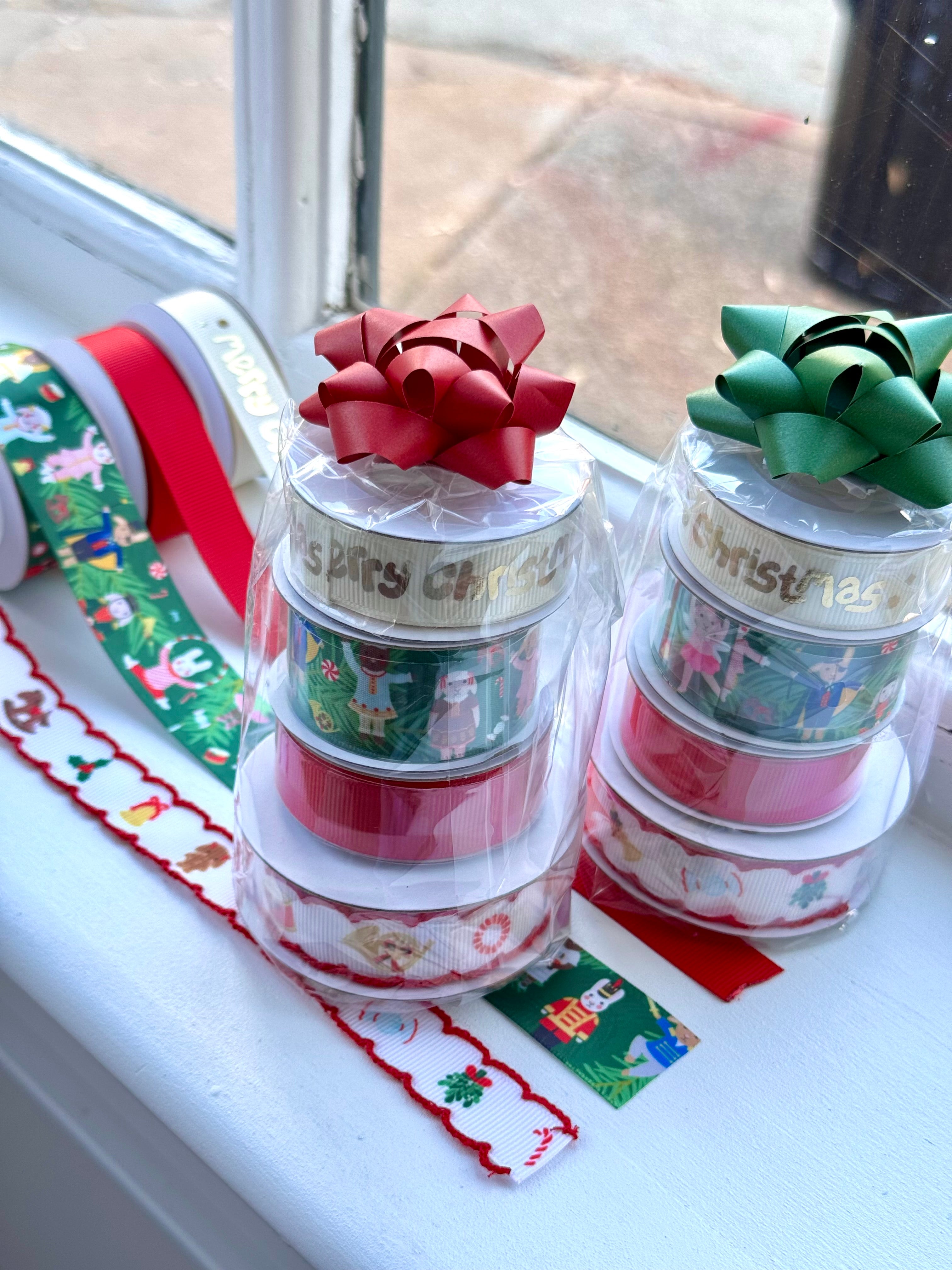 Ribbon Set of 4: Nutcracker Bunny Ballet