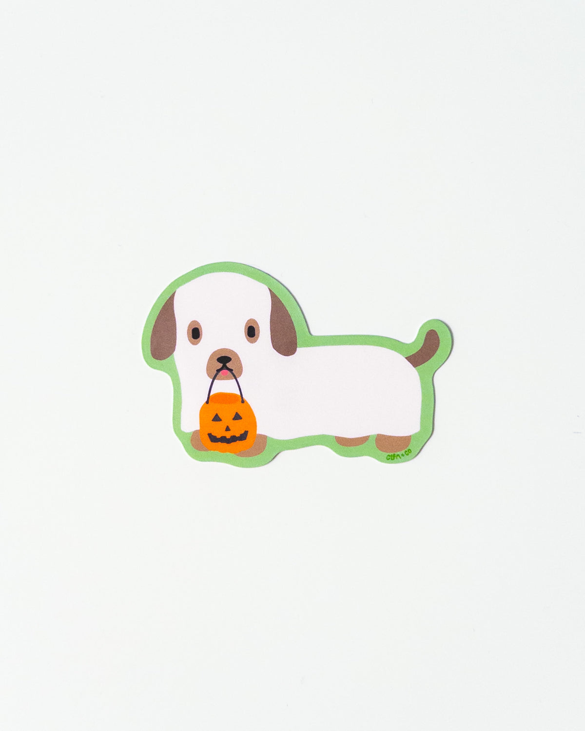 Beau the Hallo-wein Ghost Sticker