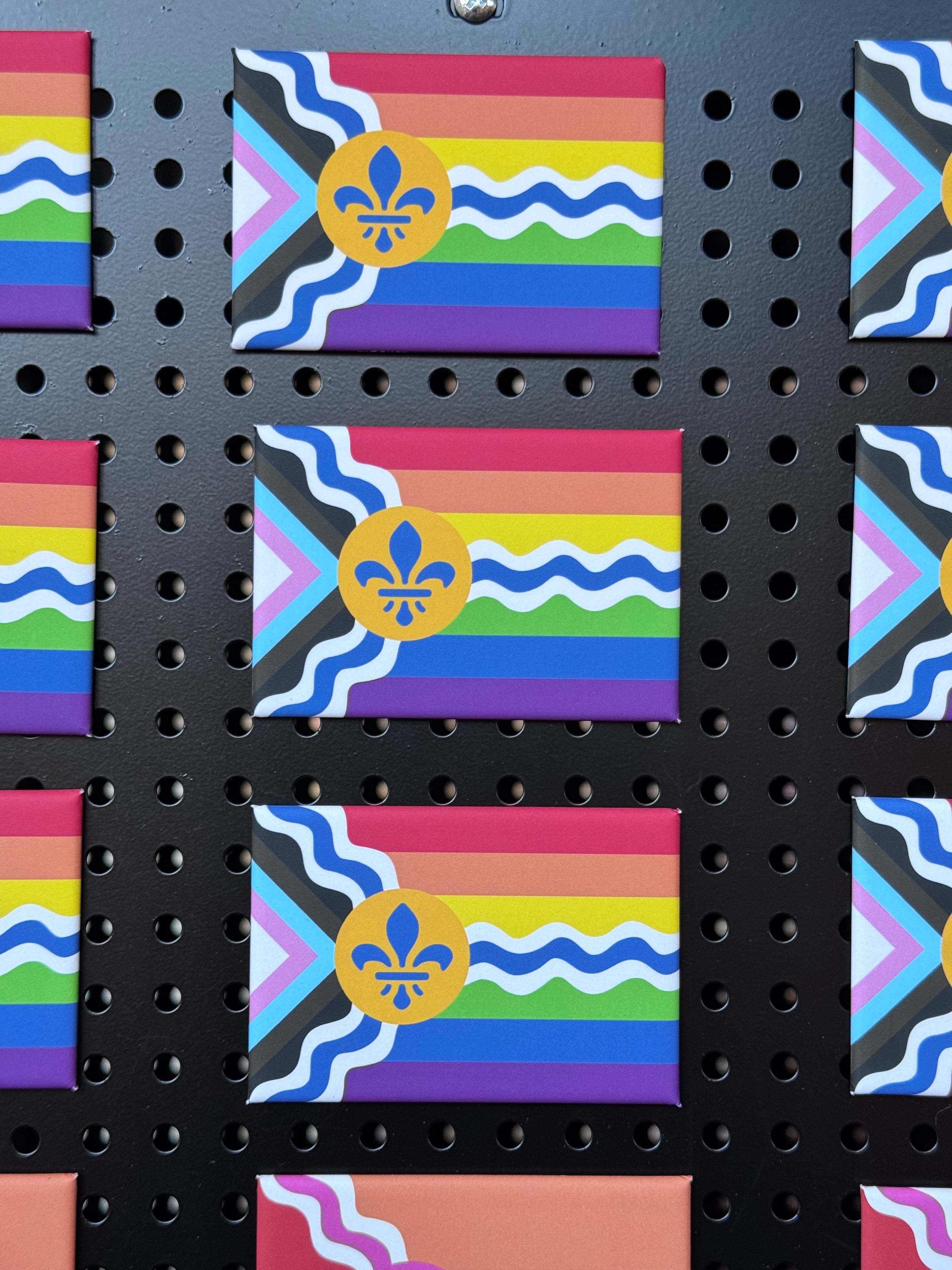 Saint Louis Pride Flag Magnets