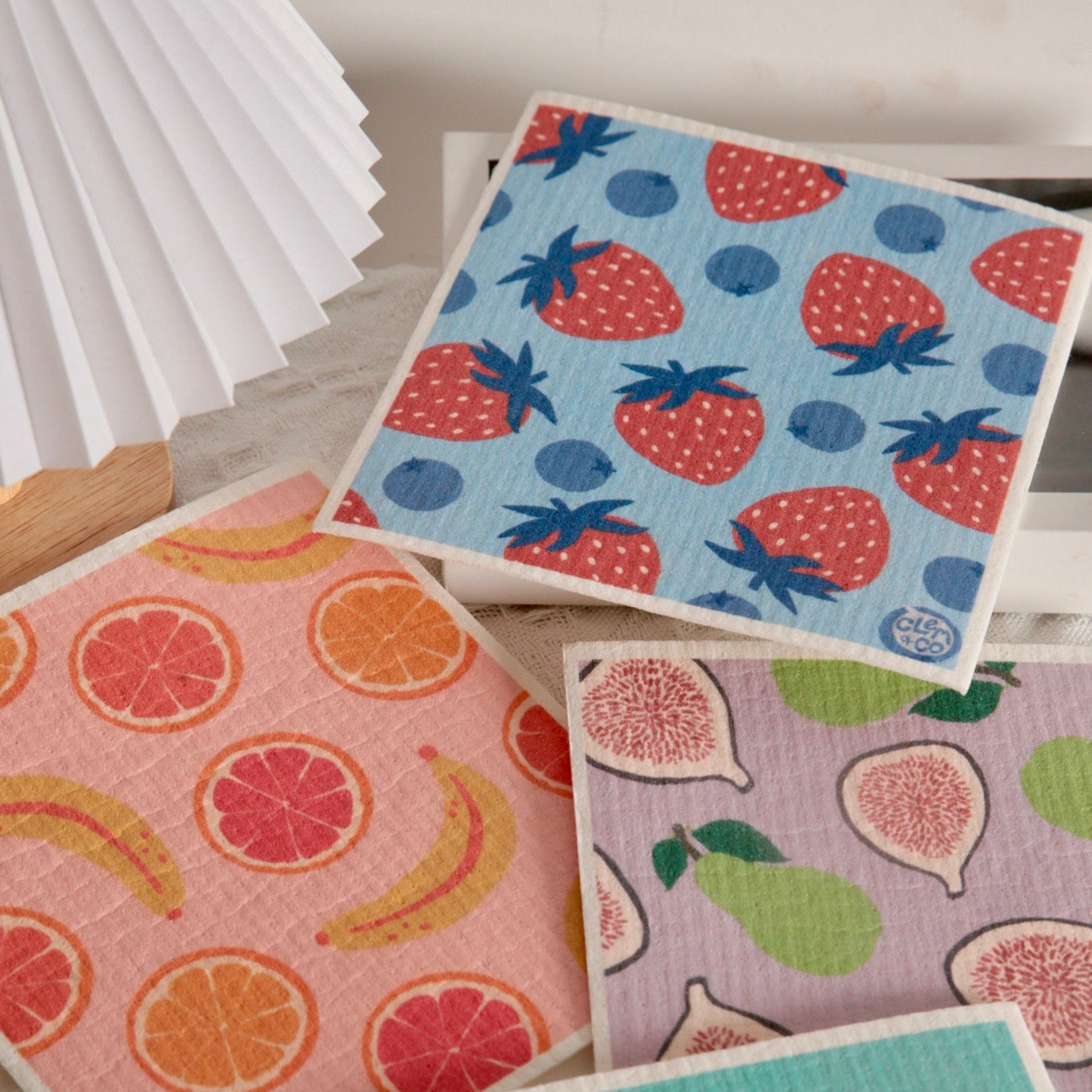 Fruit Swedish Dish Cloths - Individual or Set of 3