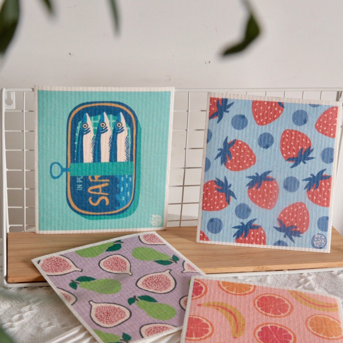 Sardine Tin Swedish Dish Cloth
