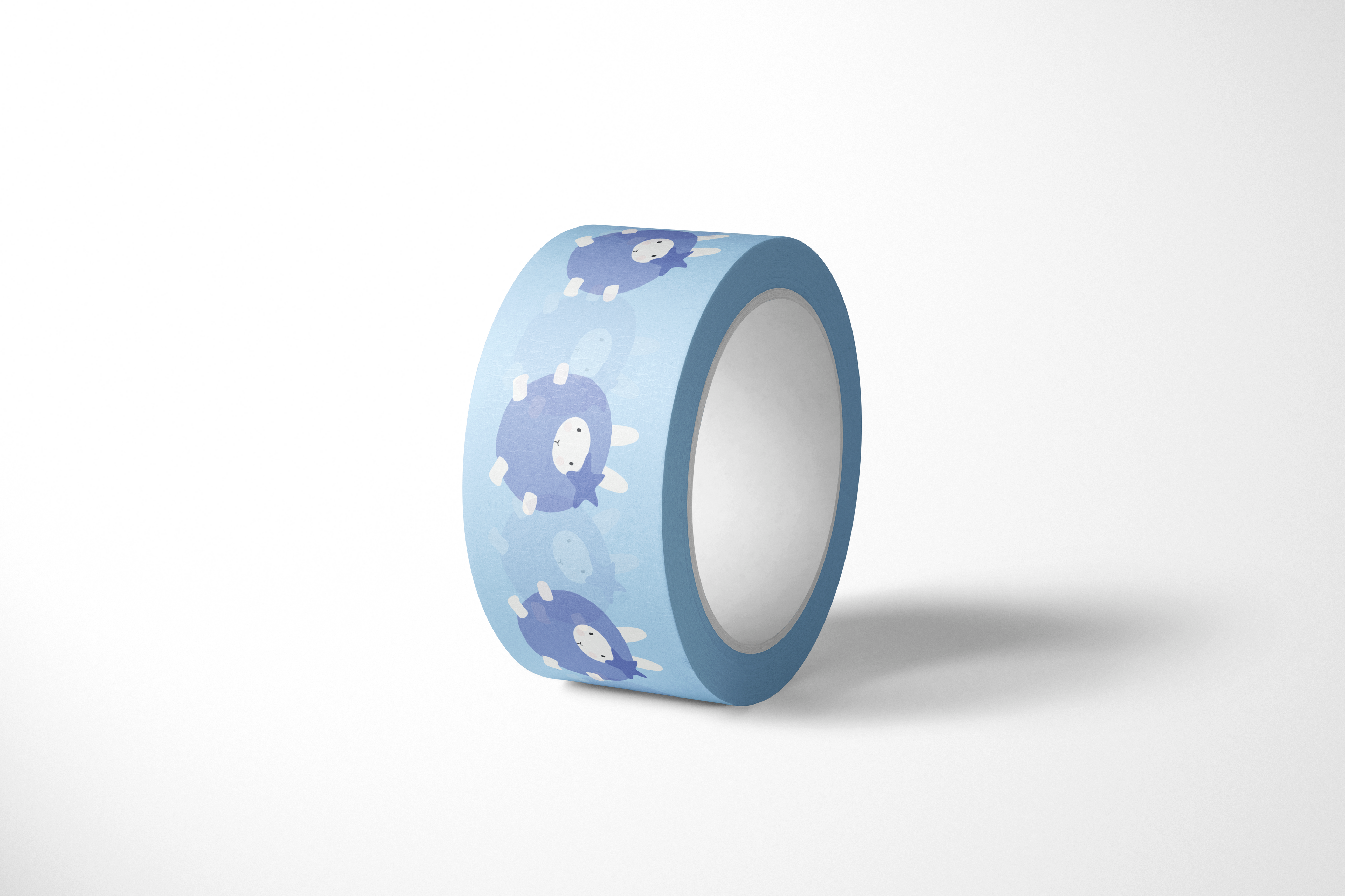 Washi / Paper Tape - Blueberry Clem the Bun