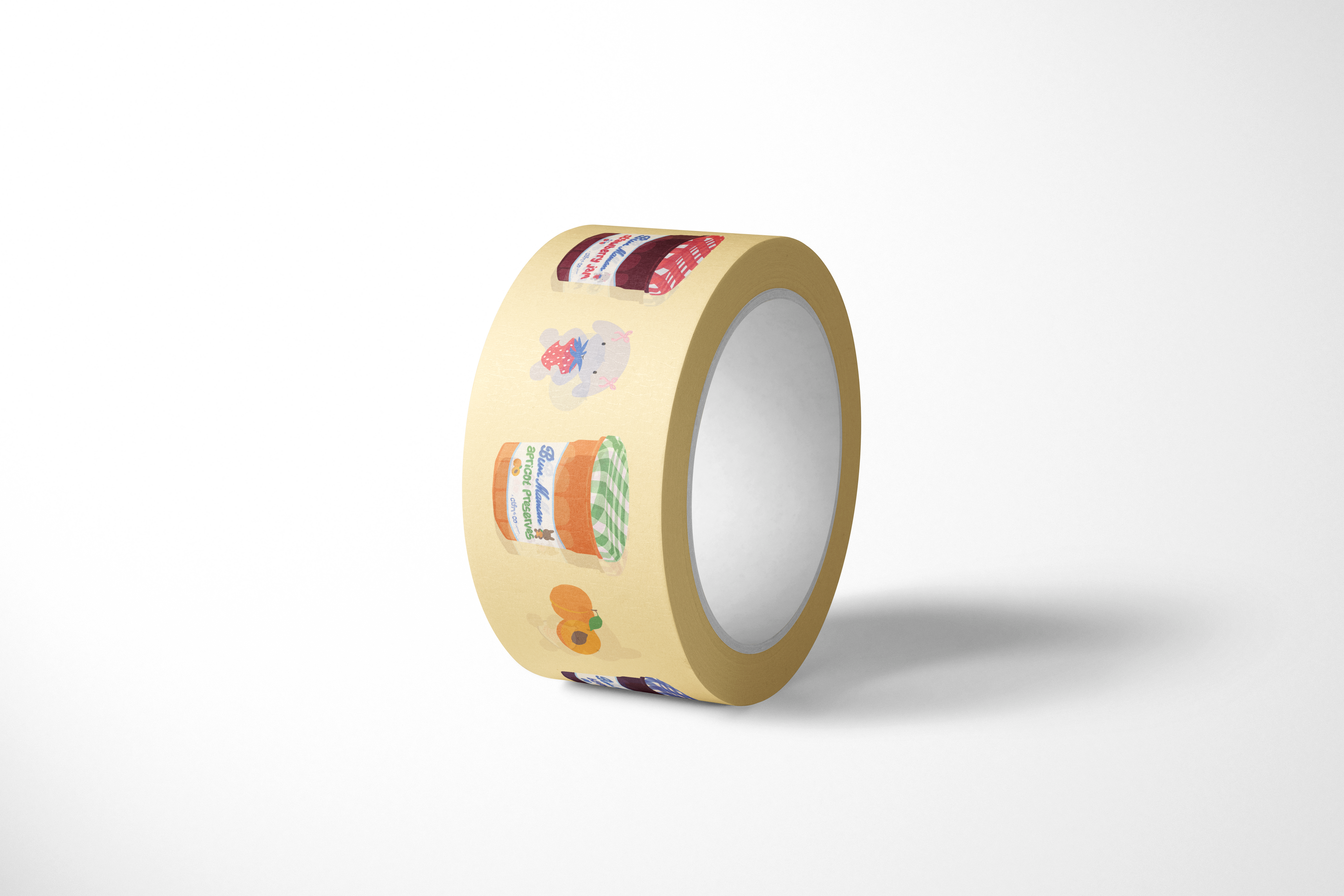 Washi / Paper Tape - "Bun Maman" Bunnies & Jam